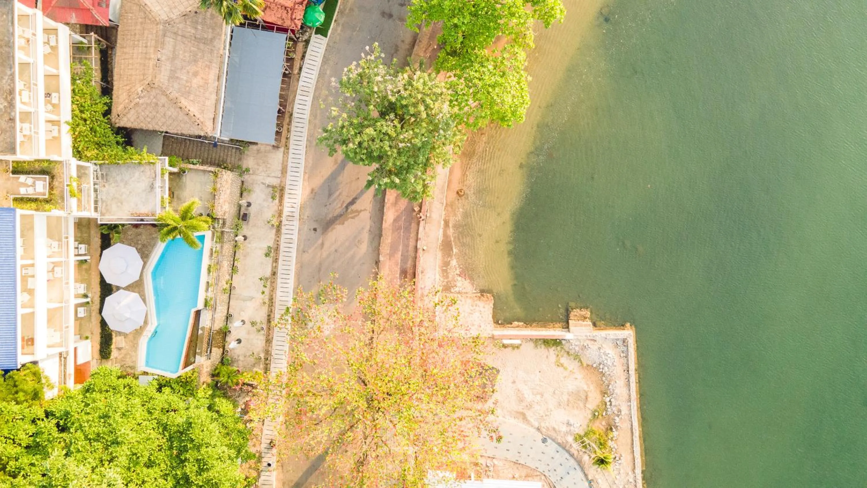 Bird's eye view in Saravoan-Kep Hotel