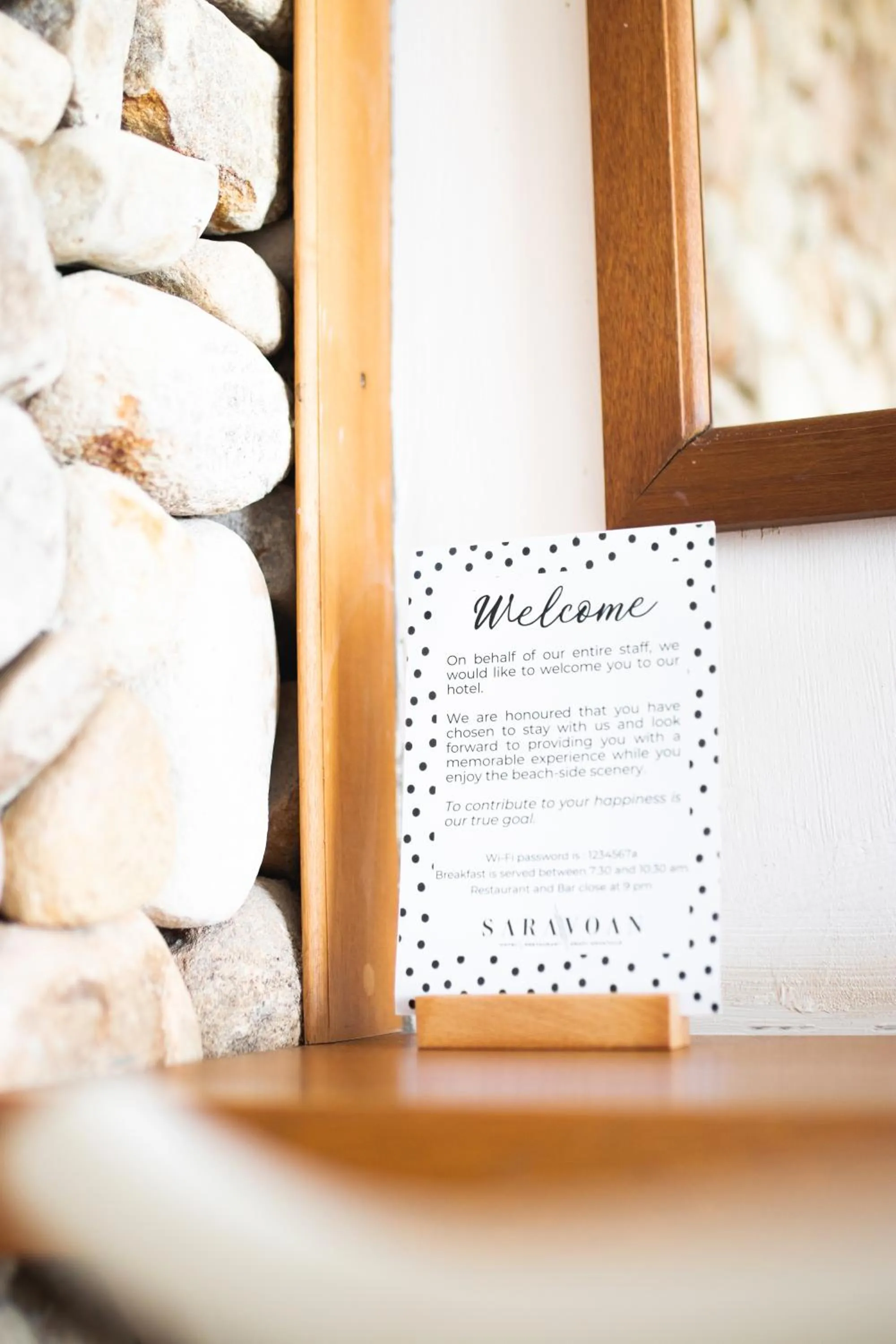 Decorative detail in Saravoan-Kep Hotel