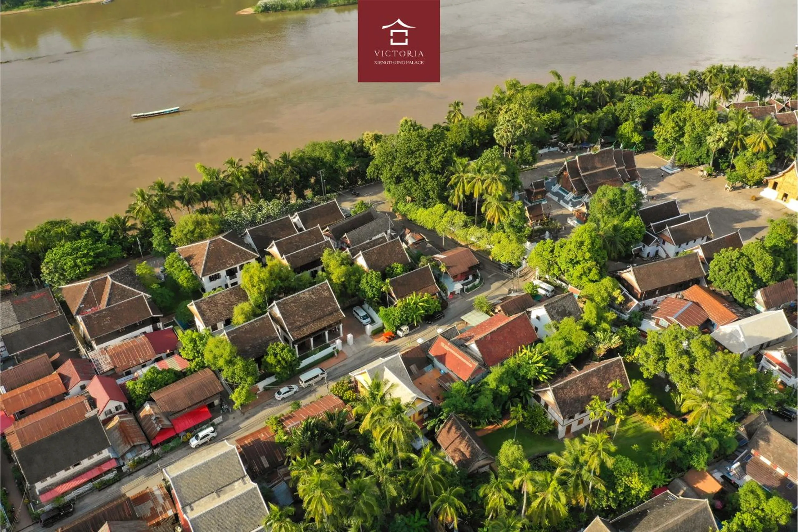 Bird's eye view in Victoria XiengThong Palace