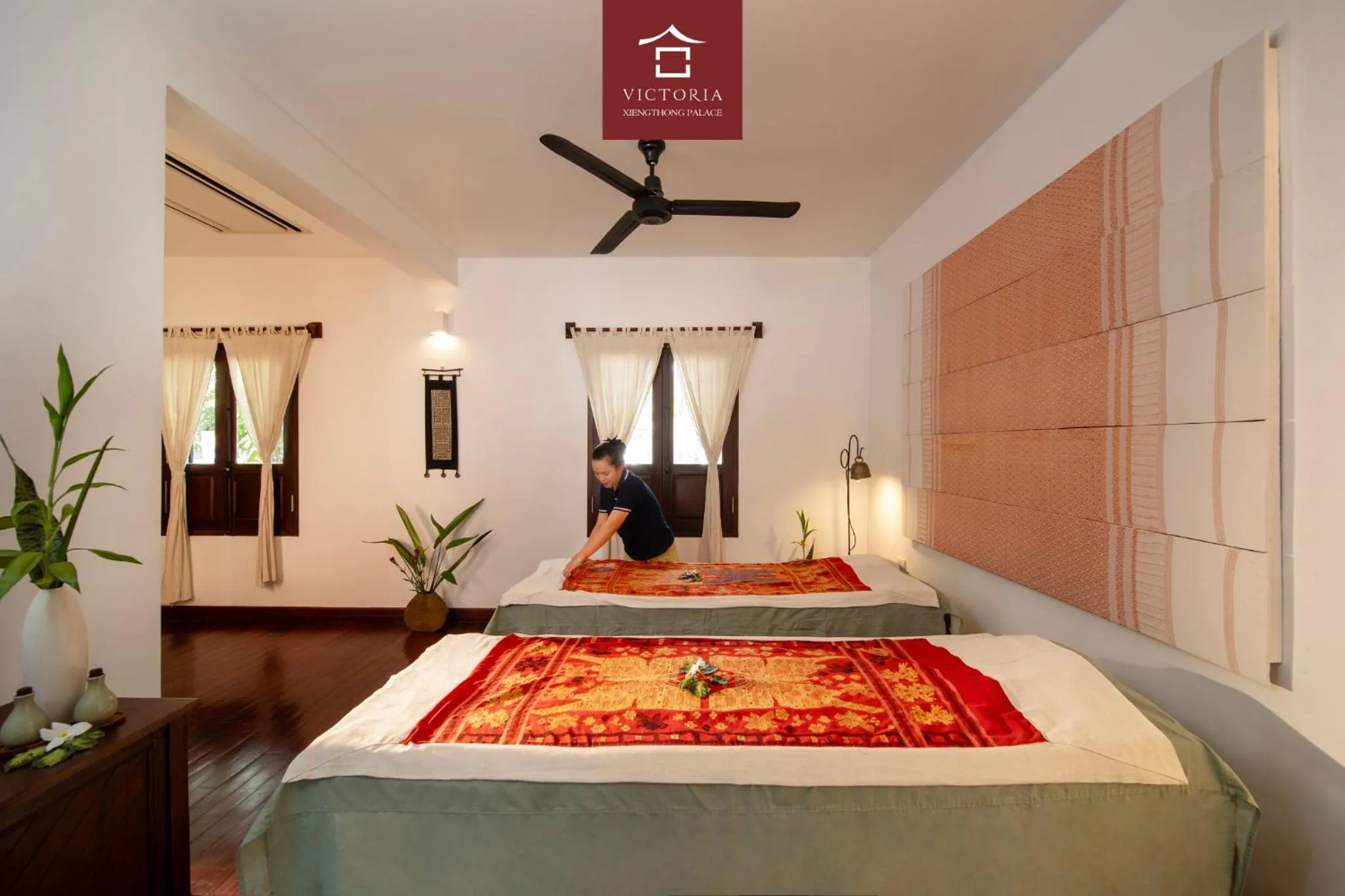 Spa and wellness centre/facilities, Bed in Victoria XiengThong Palace