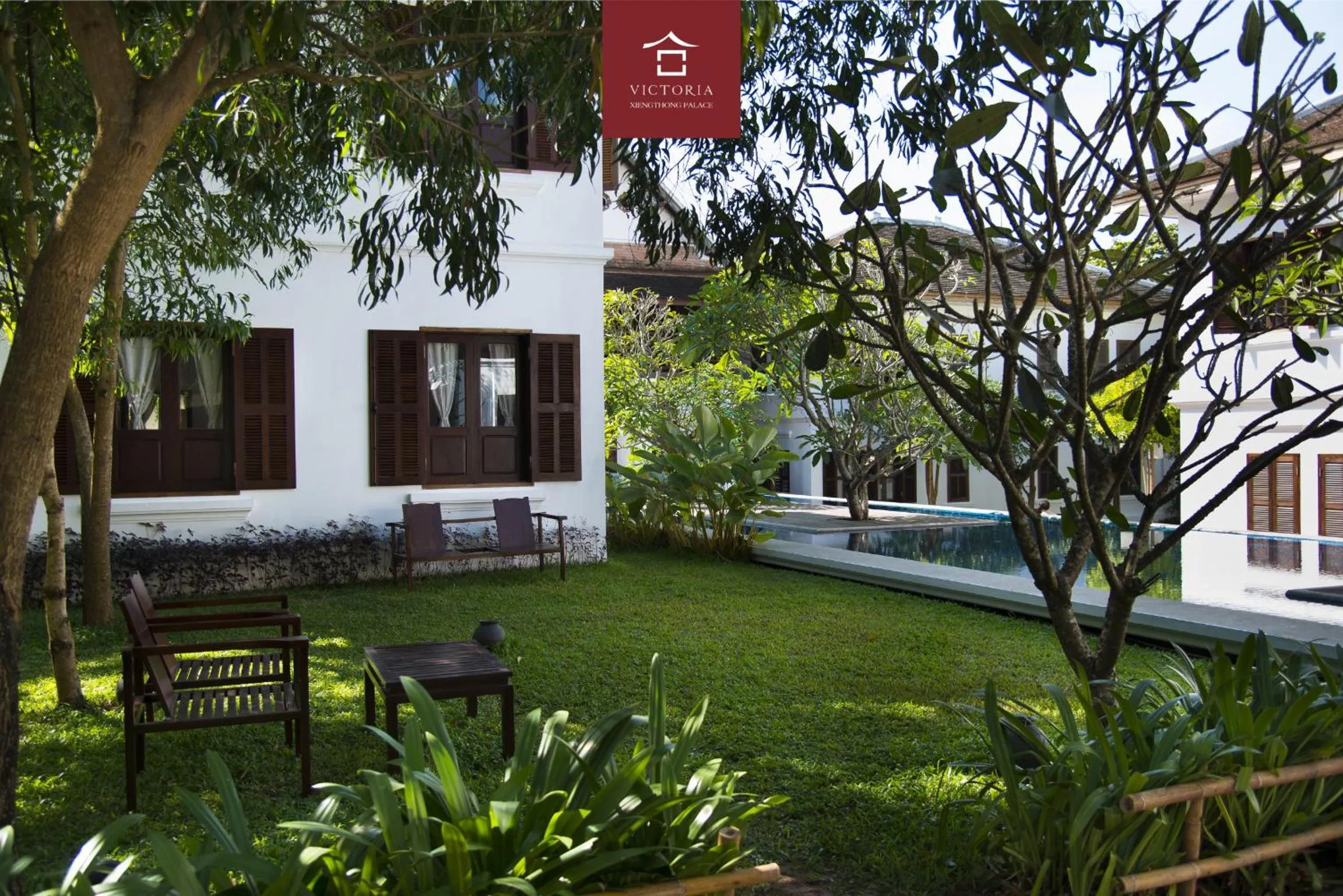 Garden view in Victoria XiengThong Palace