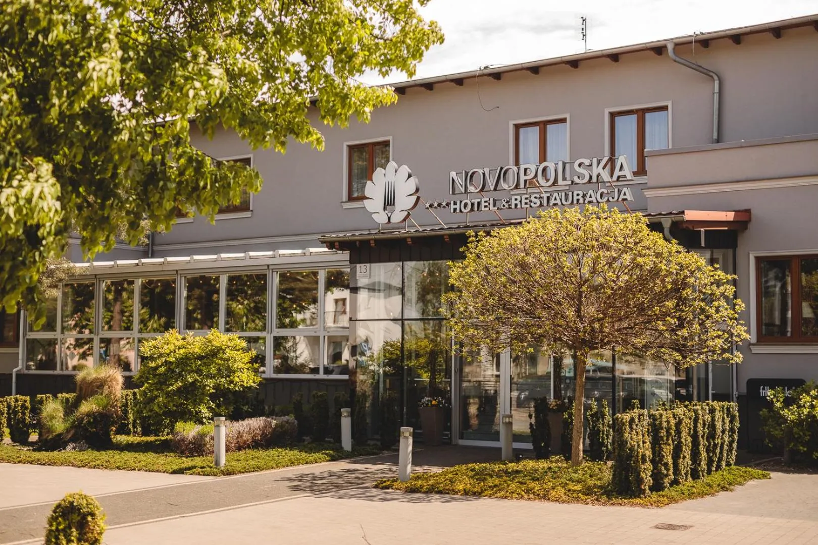 Facade/entrance in Novopolska - Hotel i Restauracja