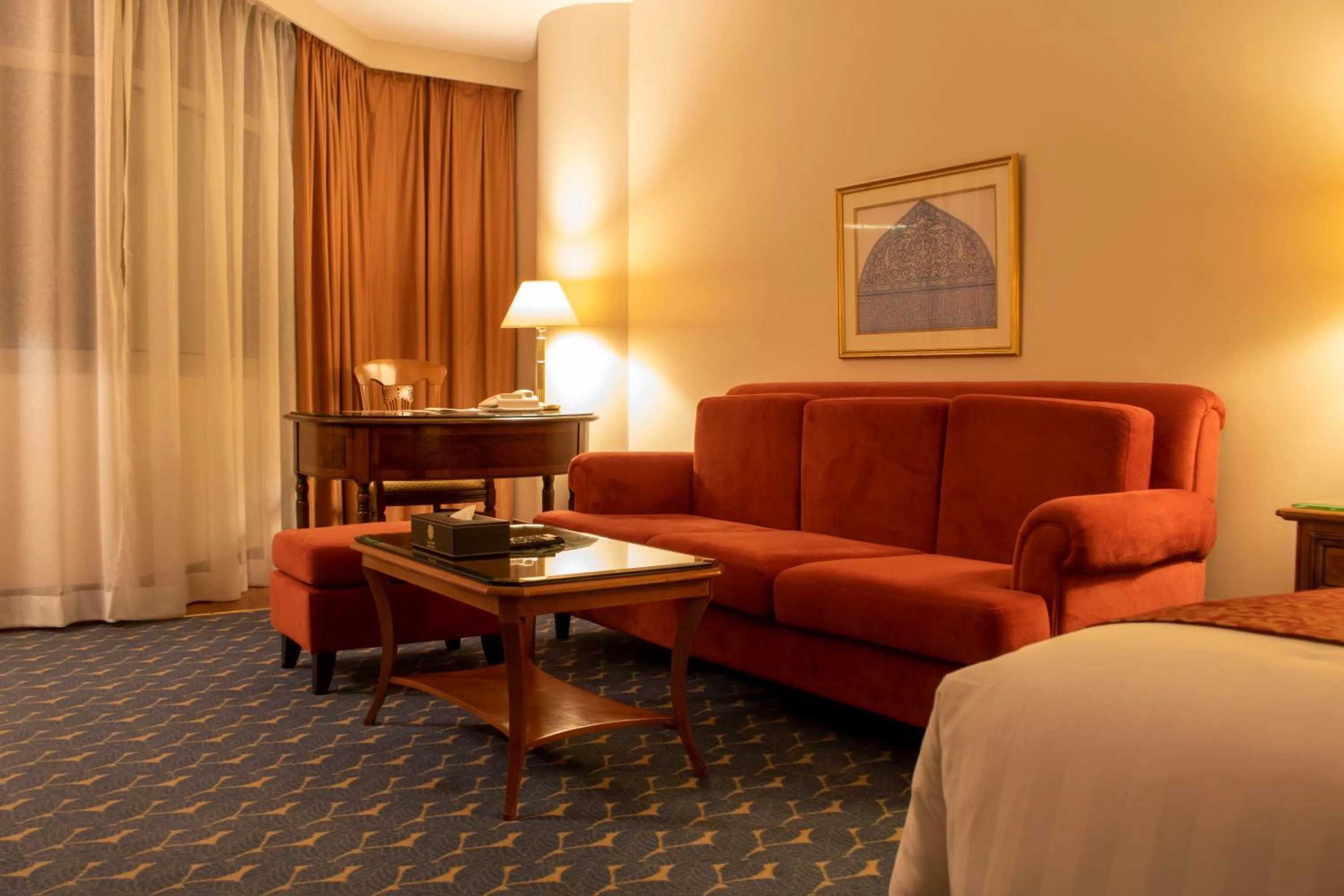 Seating area in Abha Palace Hotel