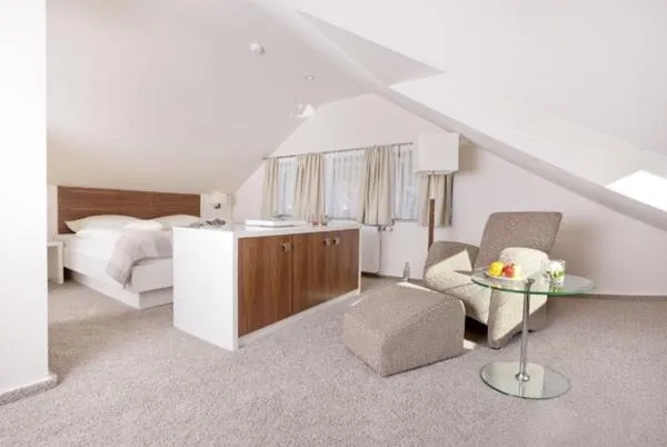 Bed in Restaurant Niedmühle Land & Genuss Hotel