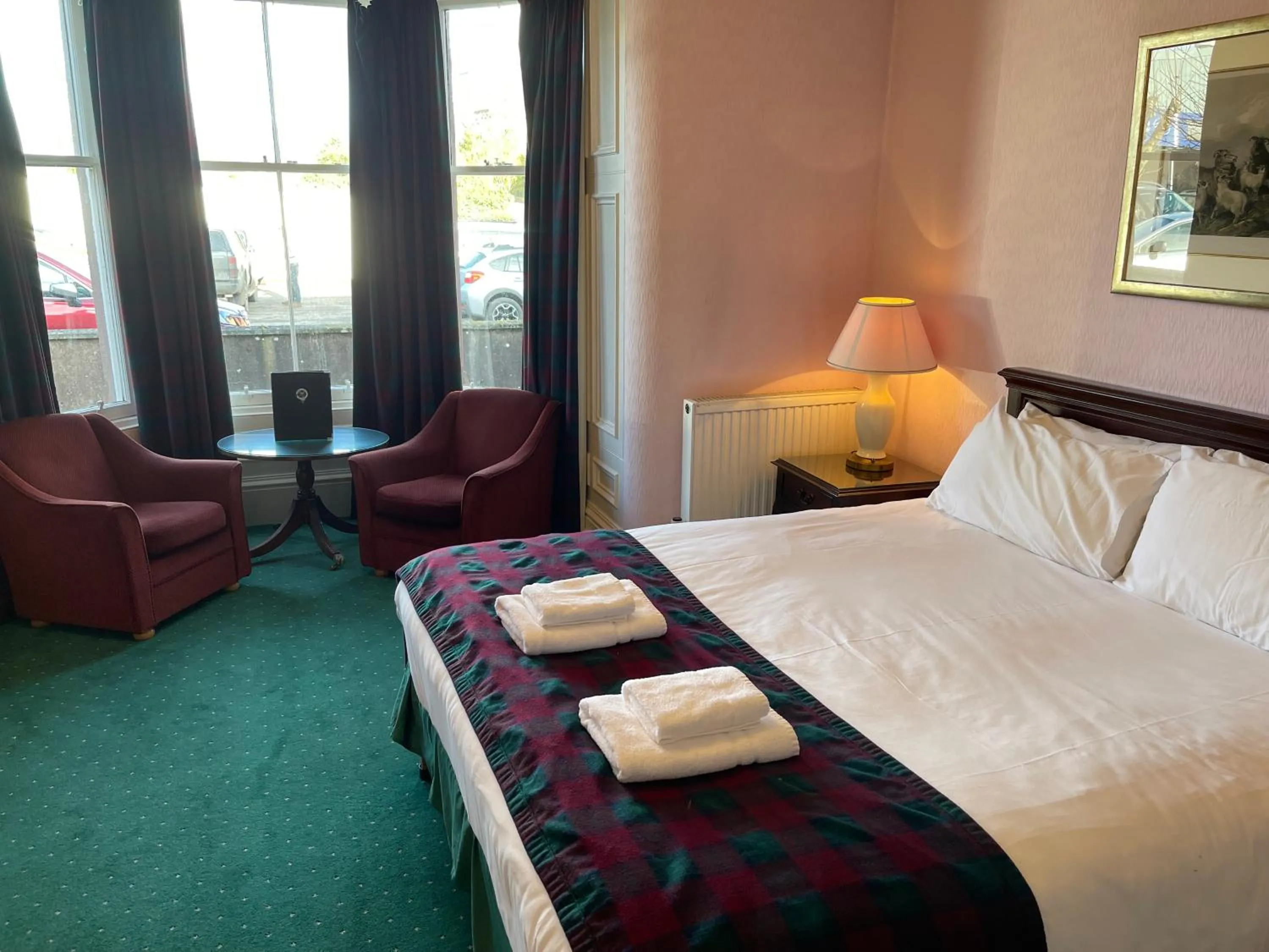 Bed in Lovat Arms Hotel