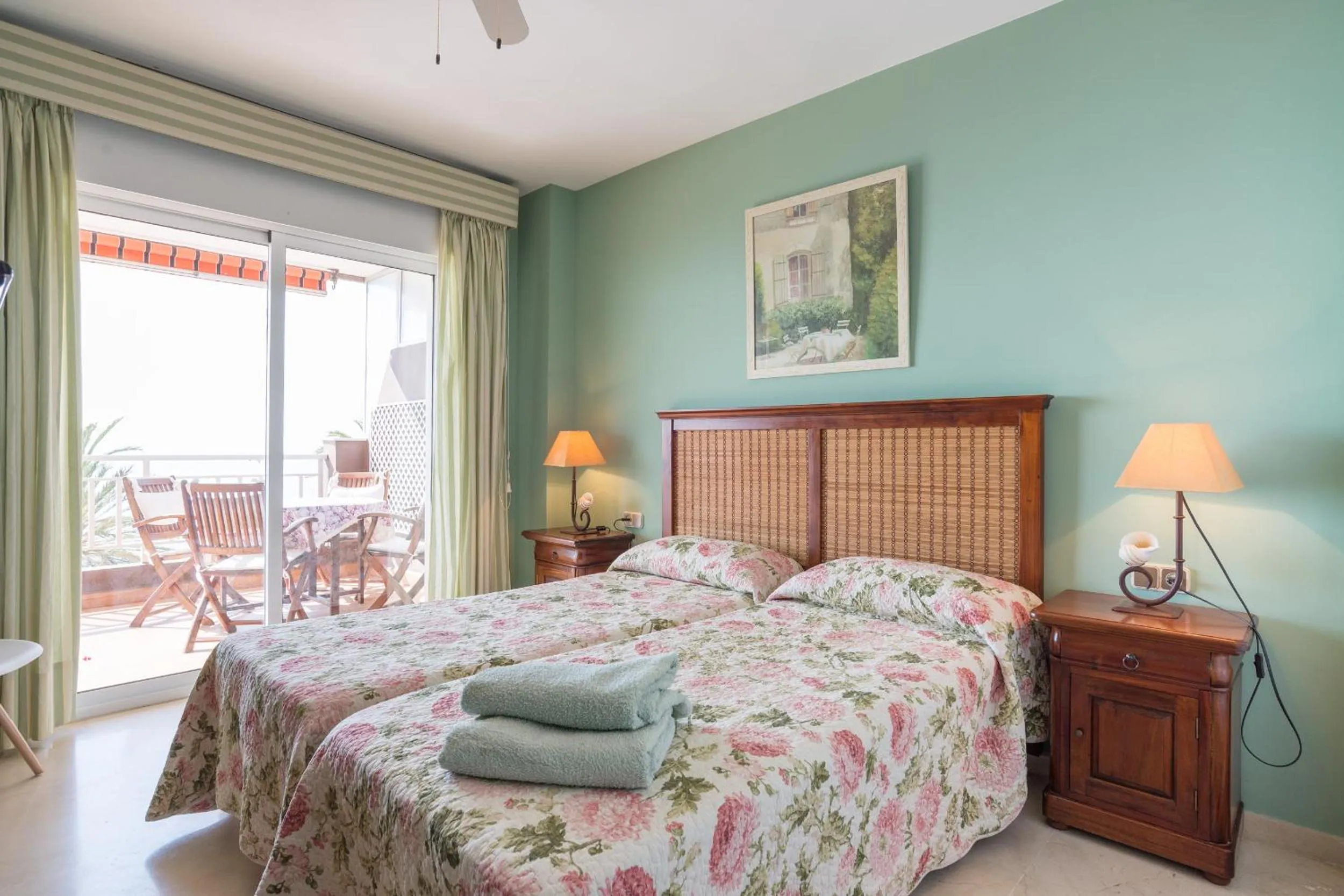 Bed in MalagaSuite Palm Beach Fuengirola