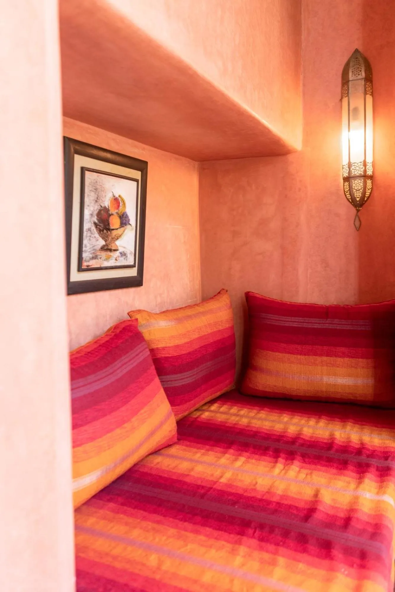 Living room, Bed in La Maison de Tanger
