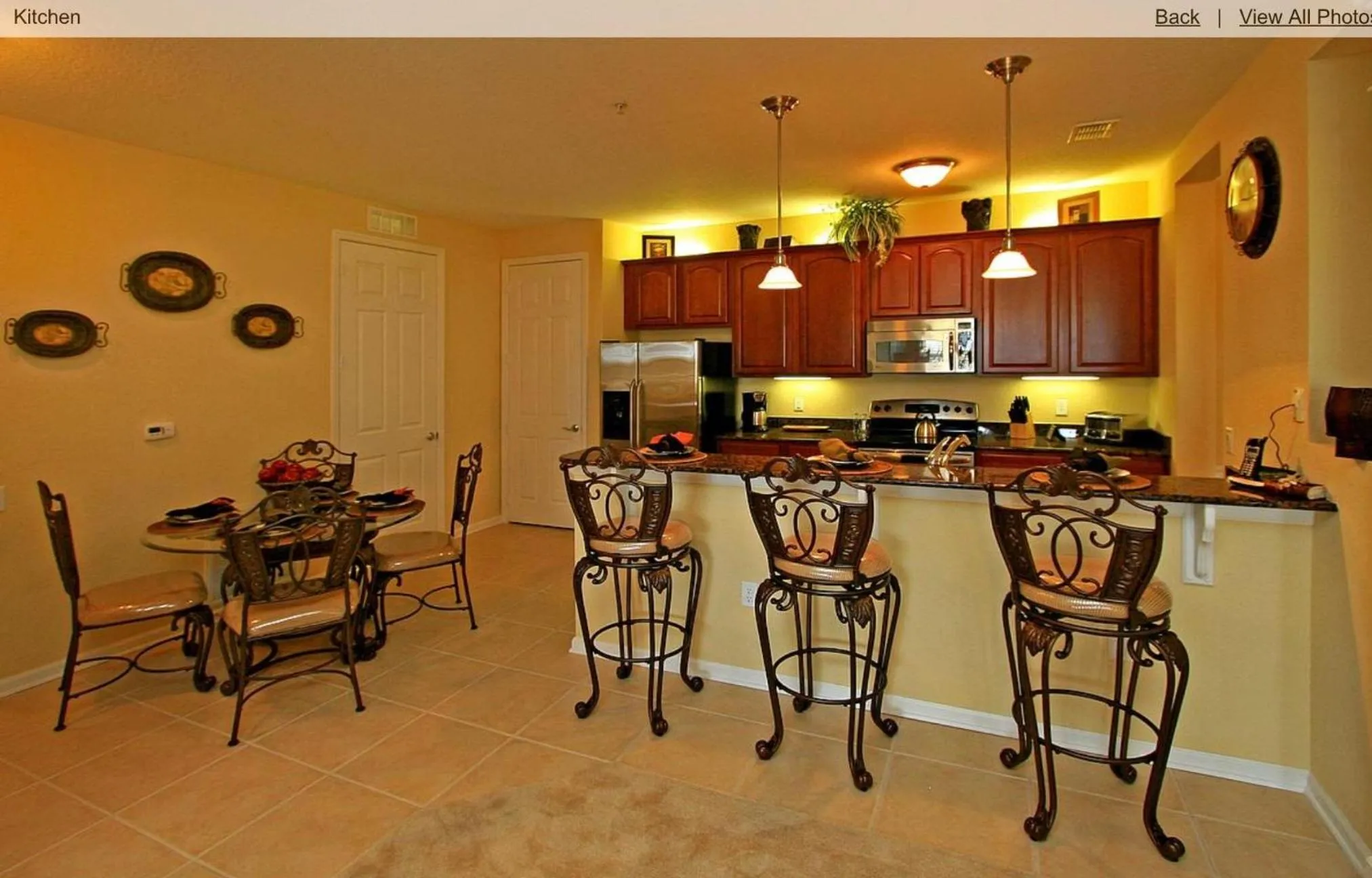 Dining area in Executive 3 Bedroom Villa at Universal,Convention Center, Vista Cay