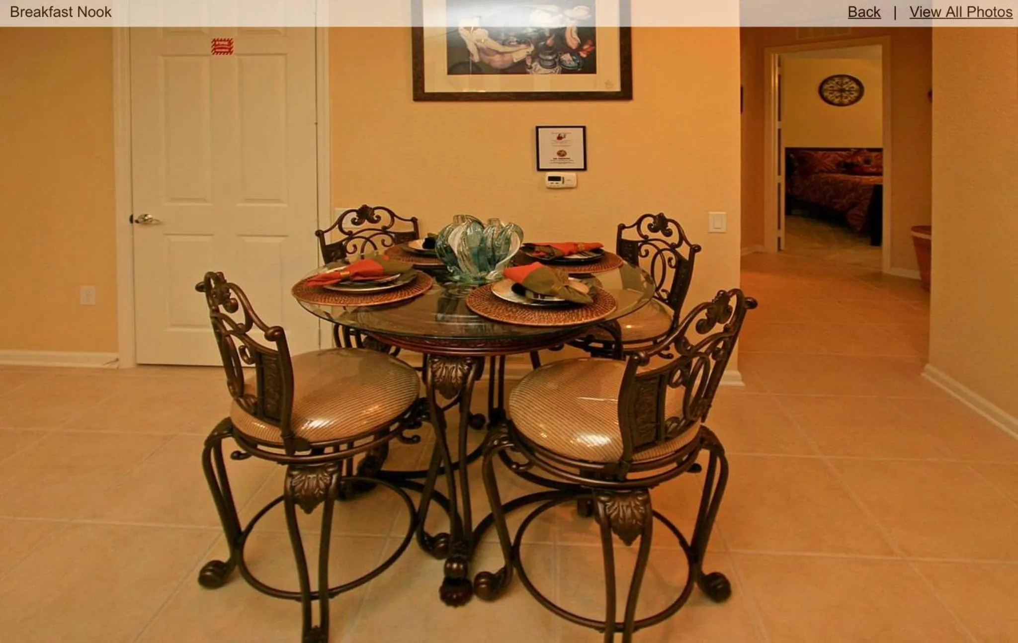 Dining area in Executive 3 Bedroom Villa at Universal,Convention Center, Vista Cay