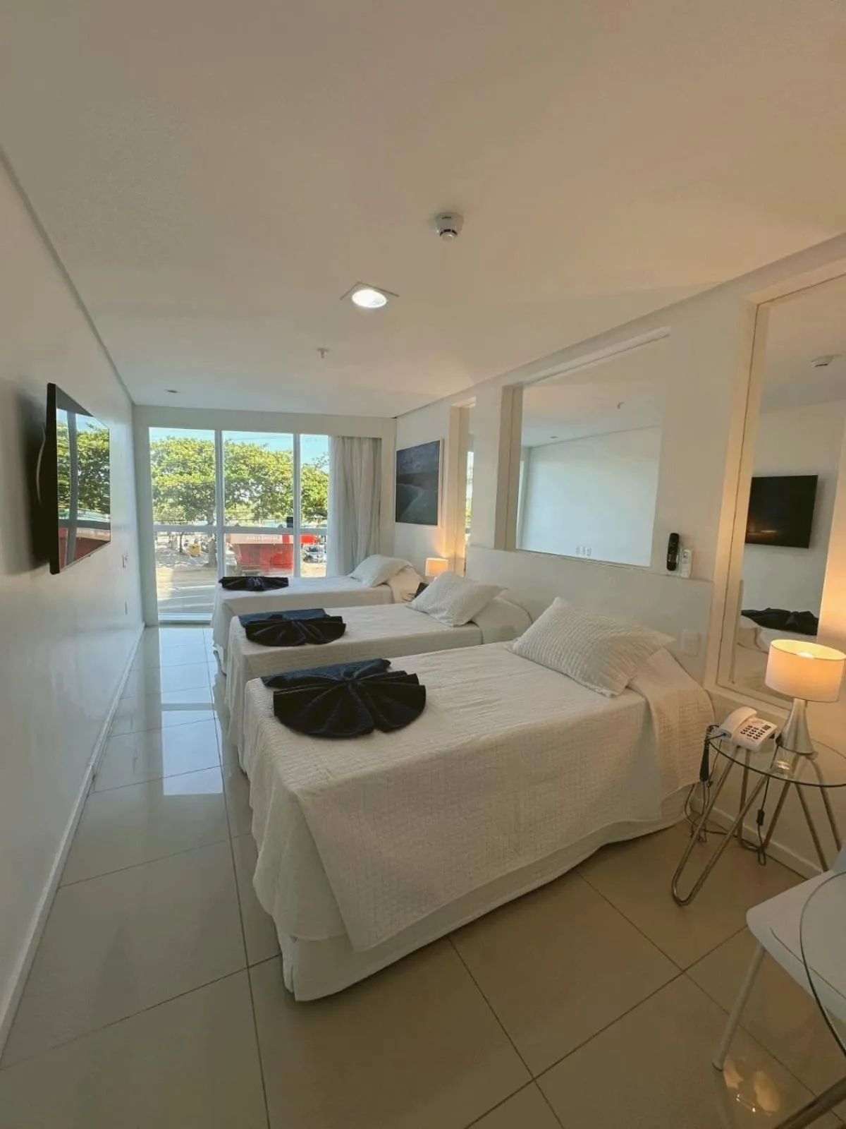 Bed in Hotel Brisa Praia Pajuçara