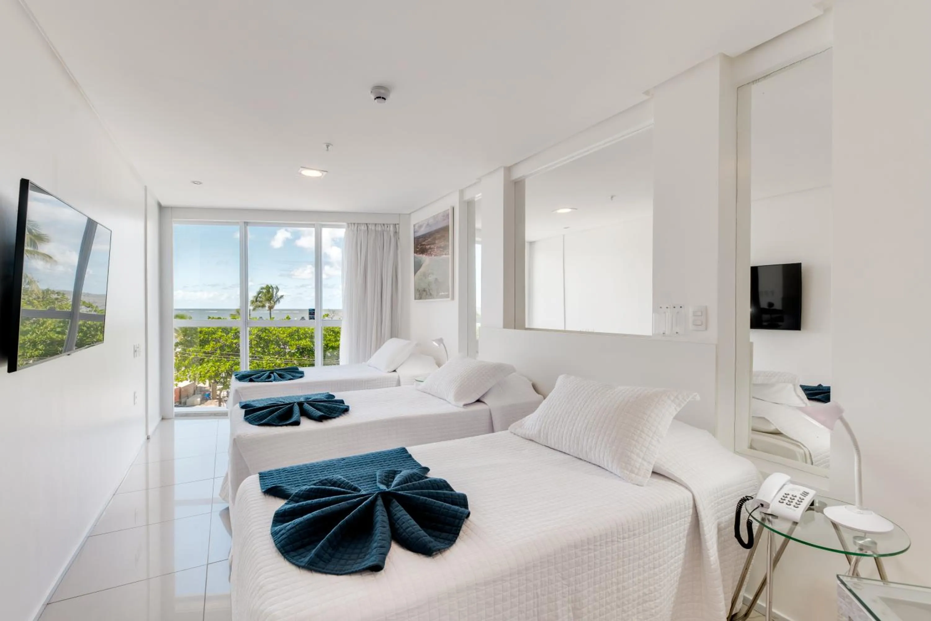 Bedroom, Bed in Hotel Brisa Praia Pajuçara