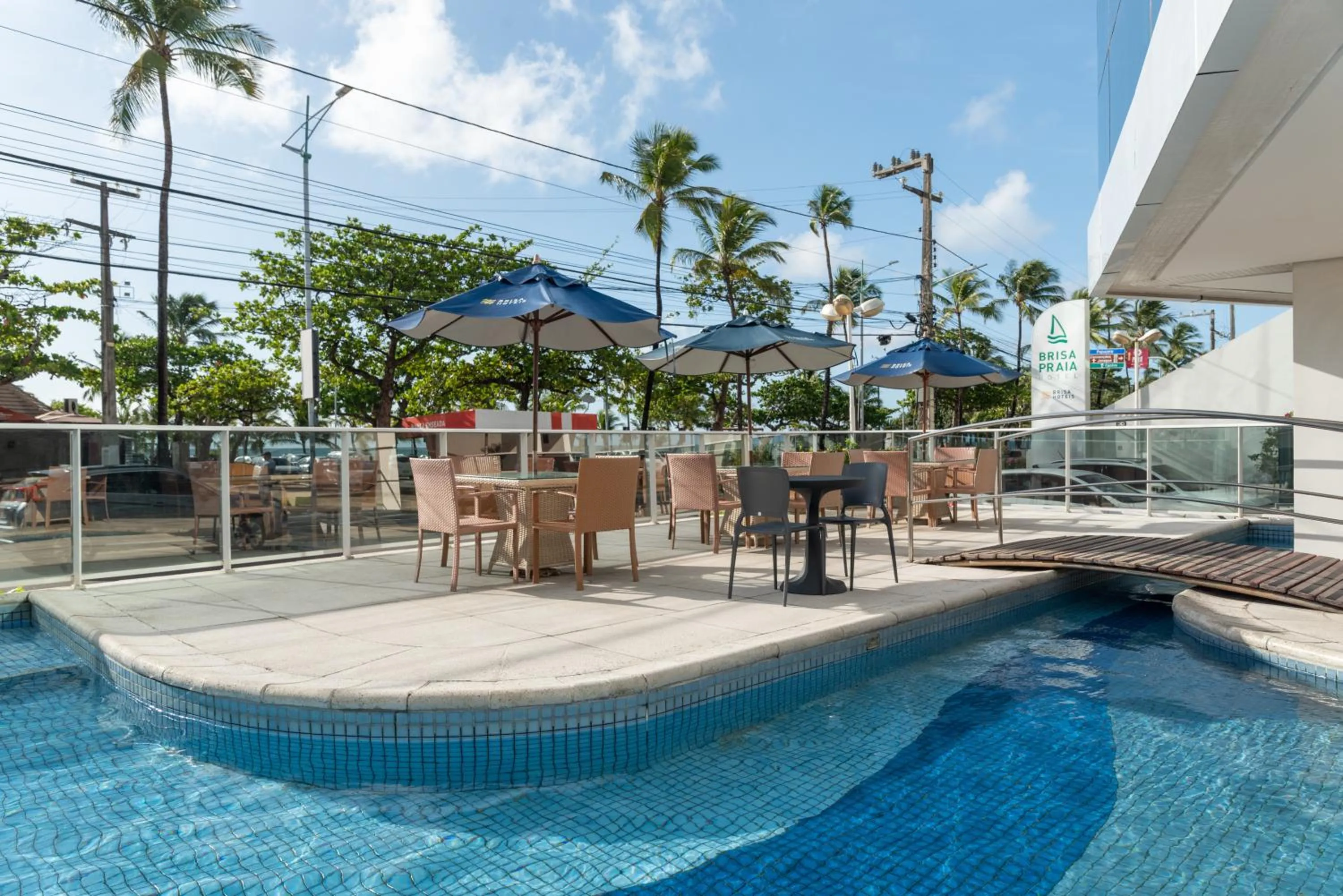 Pool view in Hotel Brisa Praia Pajuçara