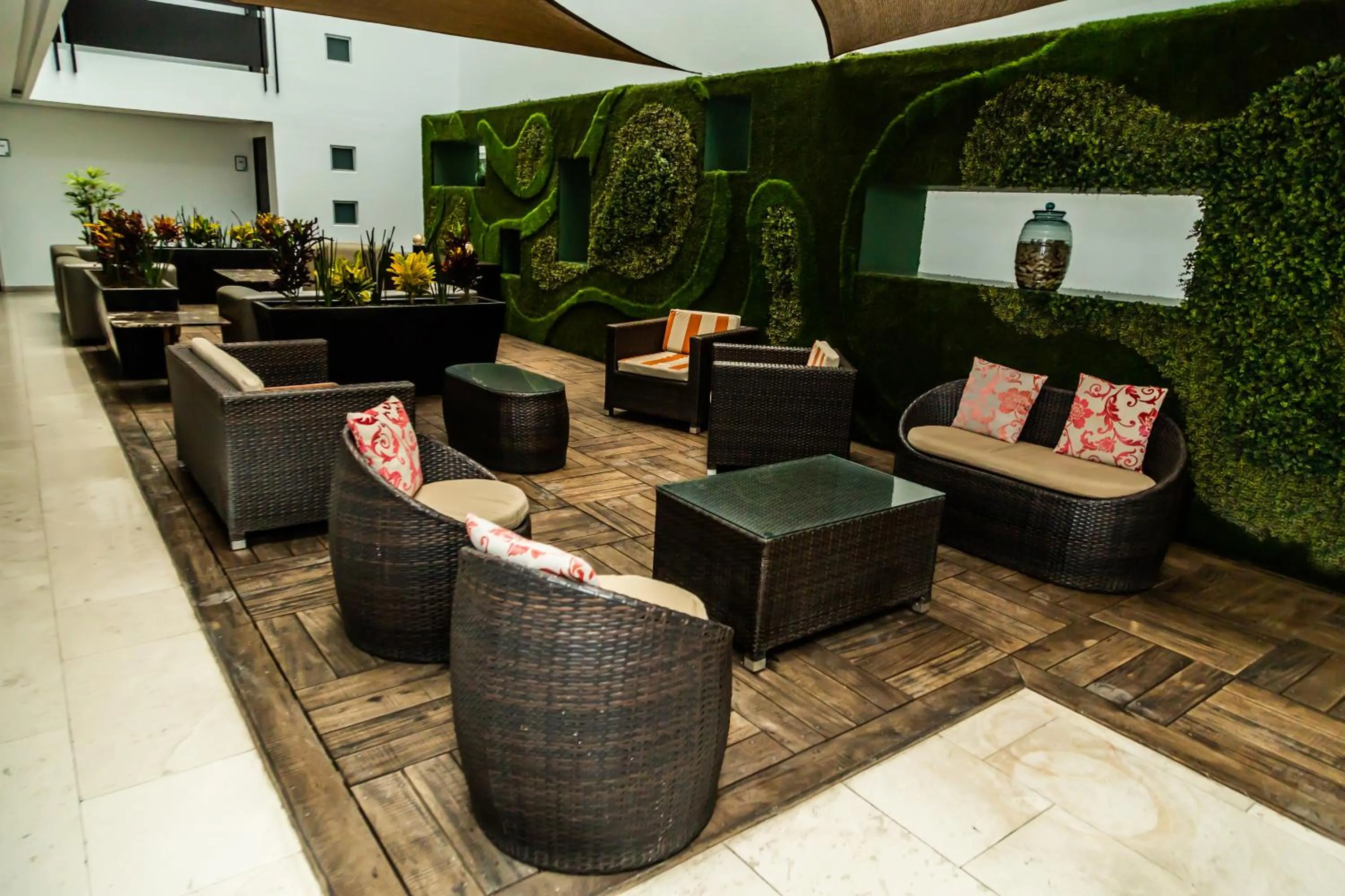 Seating area in Gamma Puebla Señorial Centro