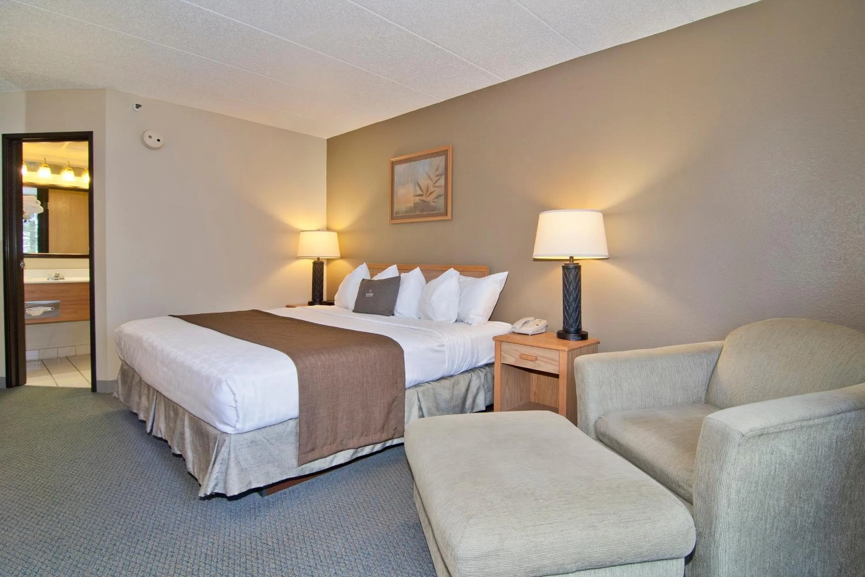 Bed in Boarders Inn & Suites by Cobblestone Hotels - Faribault