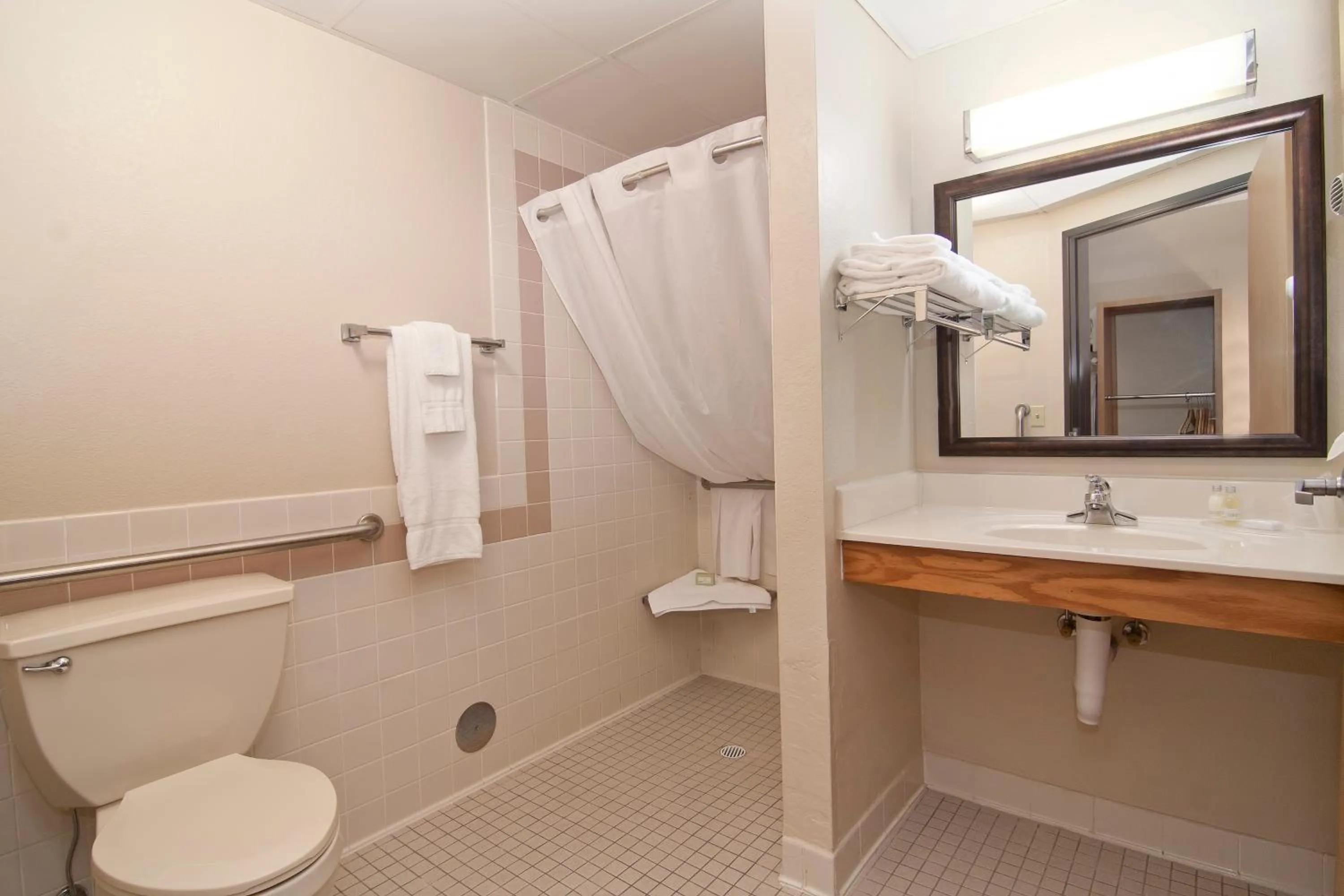 Shower in Boarders Inn & Suites by Cobblestone Hotels - Faribault