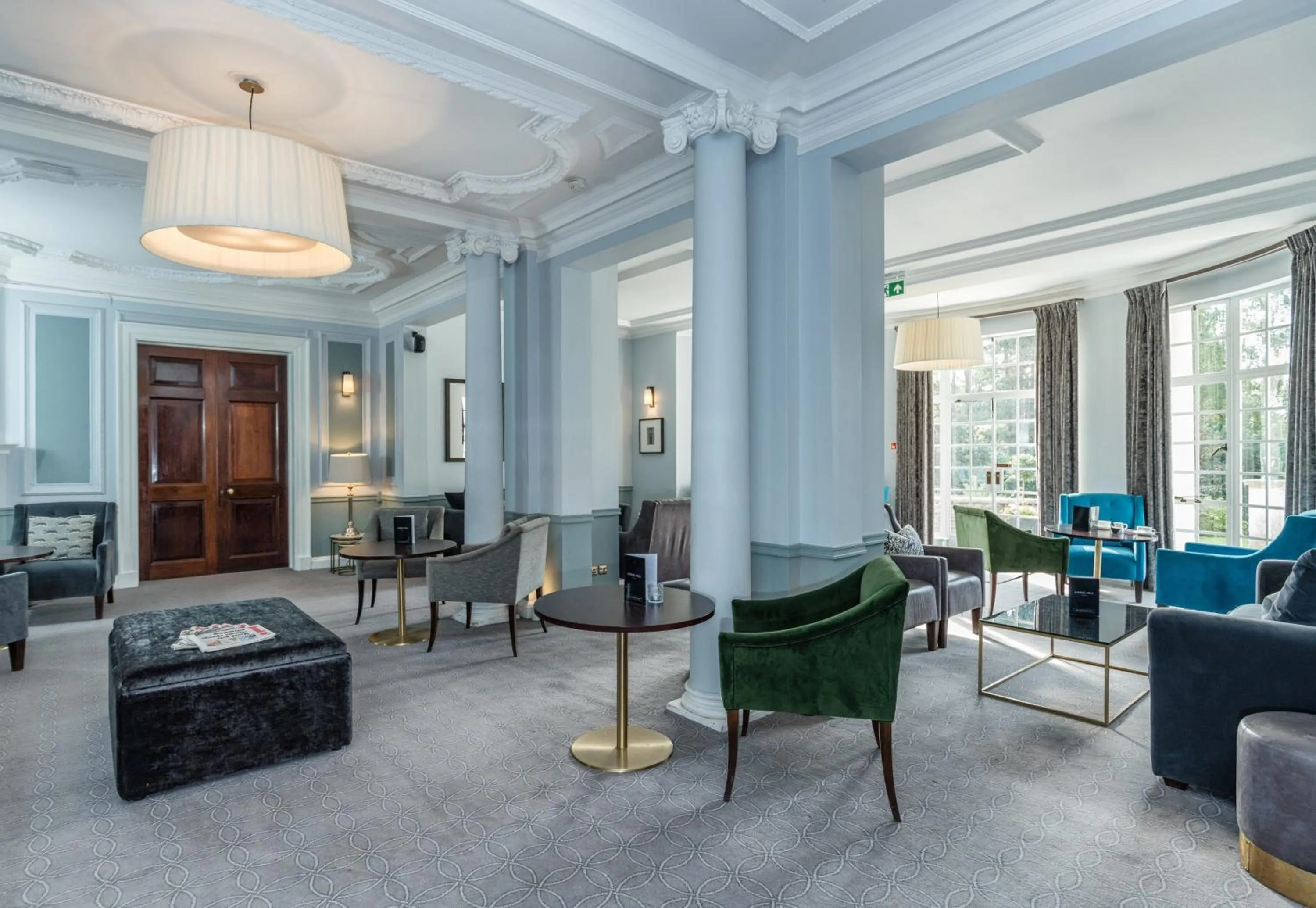 Communal lounge/ TV room in Gorse Hill Hotel