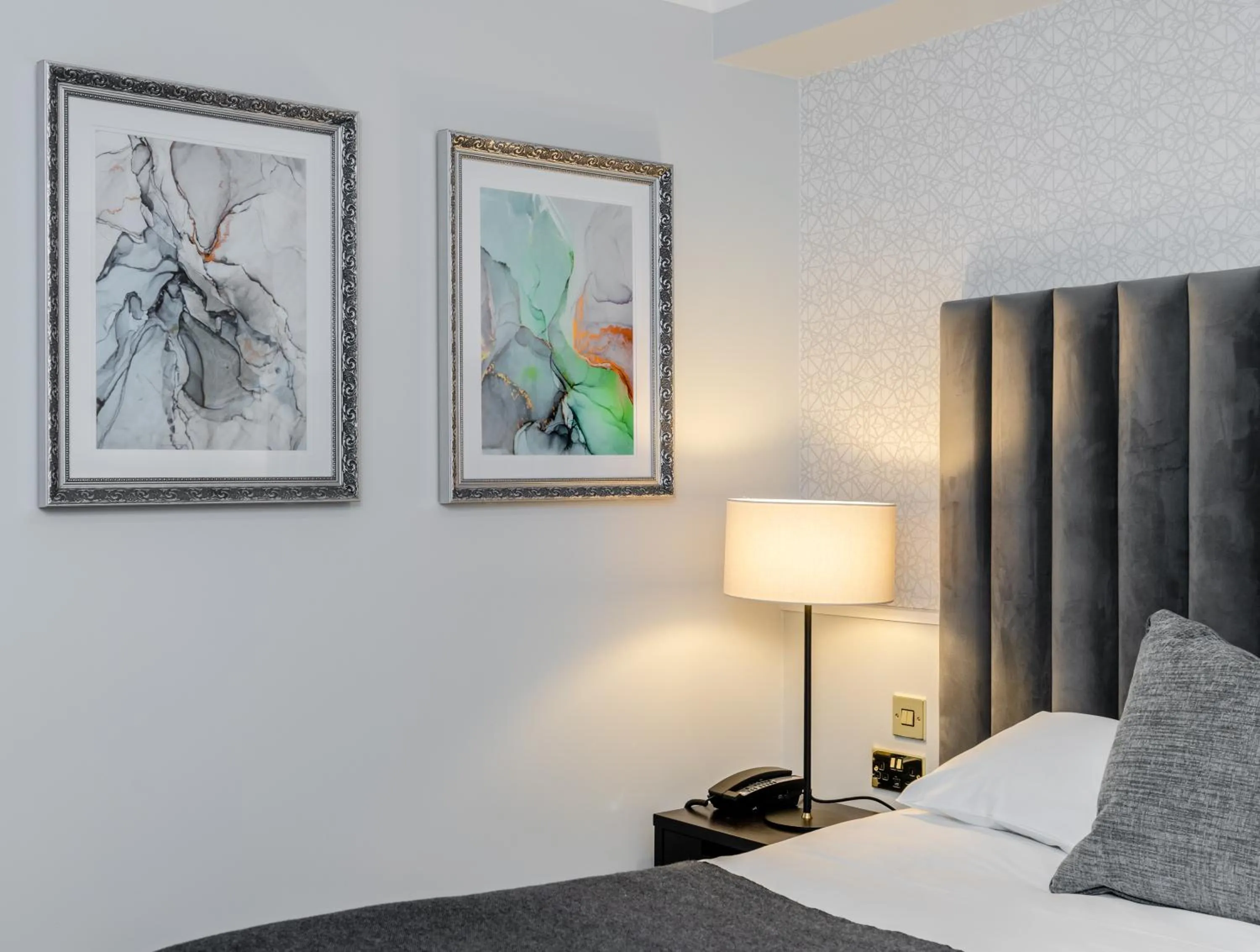 Decorative detail, Bed in Gorse Hill Hotel