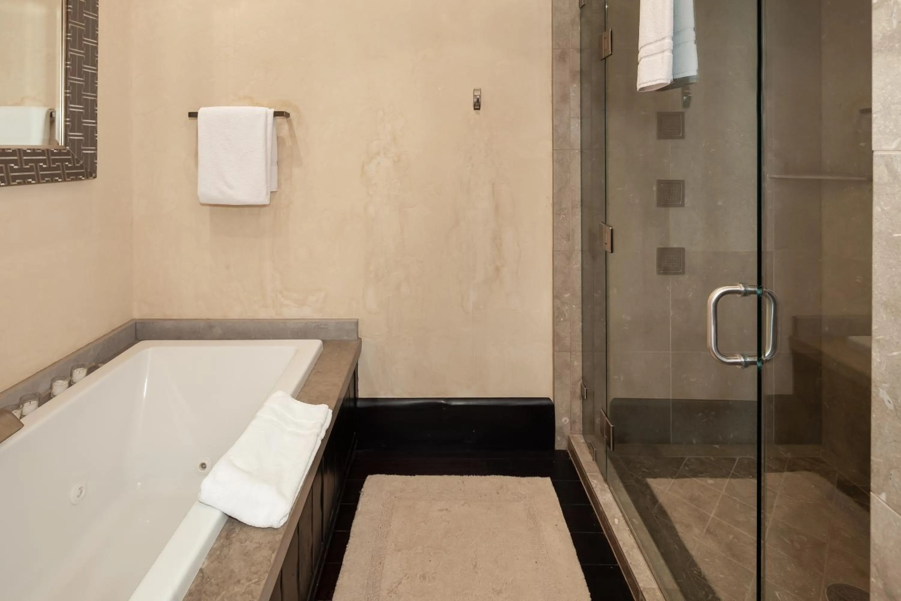 Shower in Lodge at Whitefish Lake