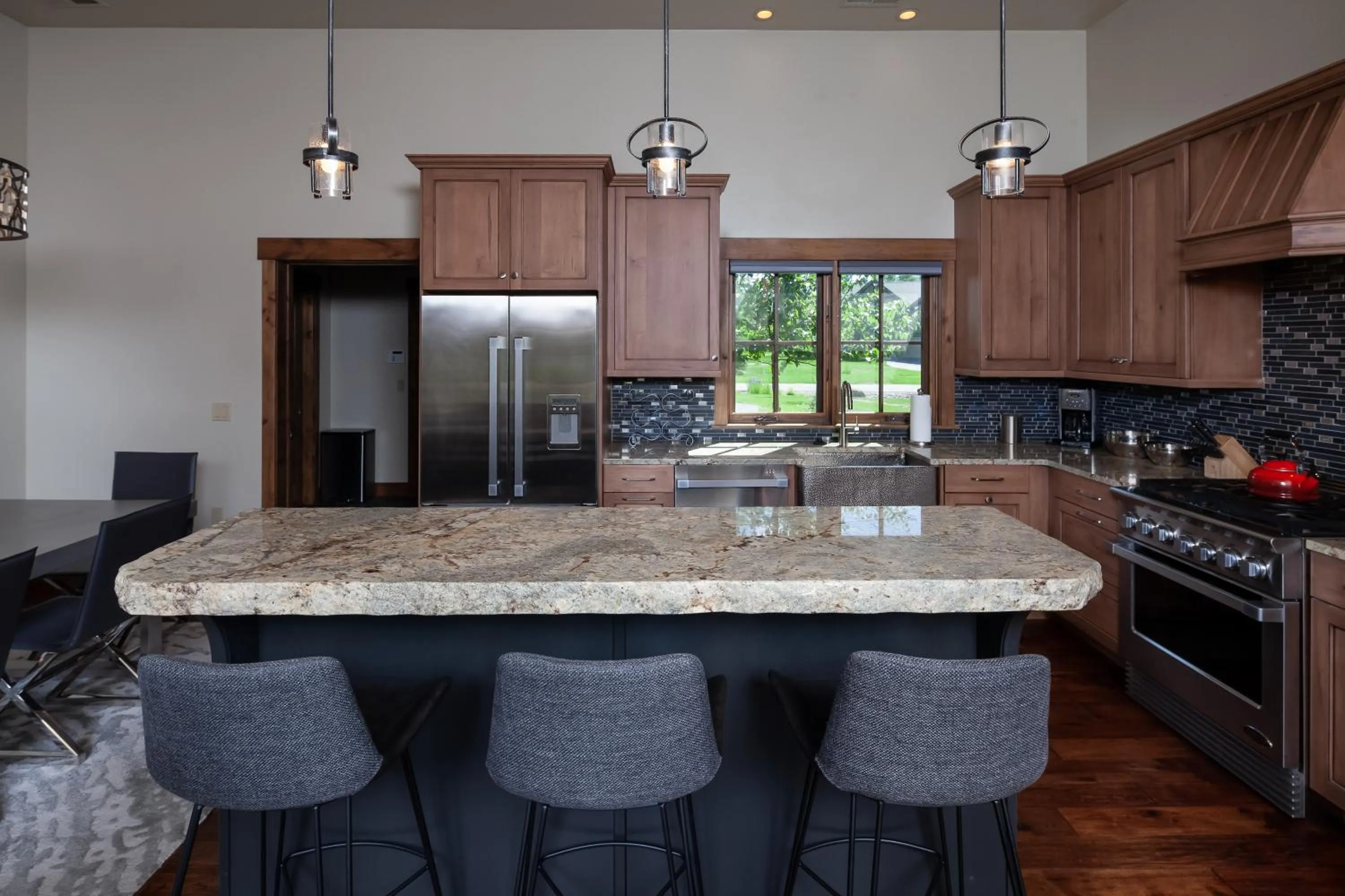 kitchen in Lodge at Whitefish Lake