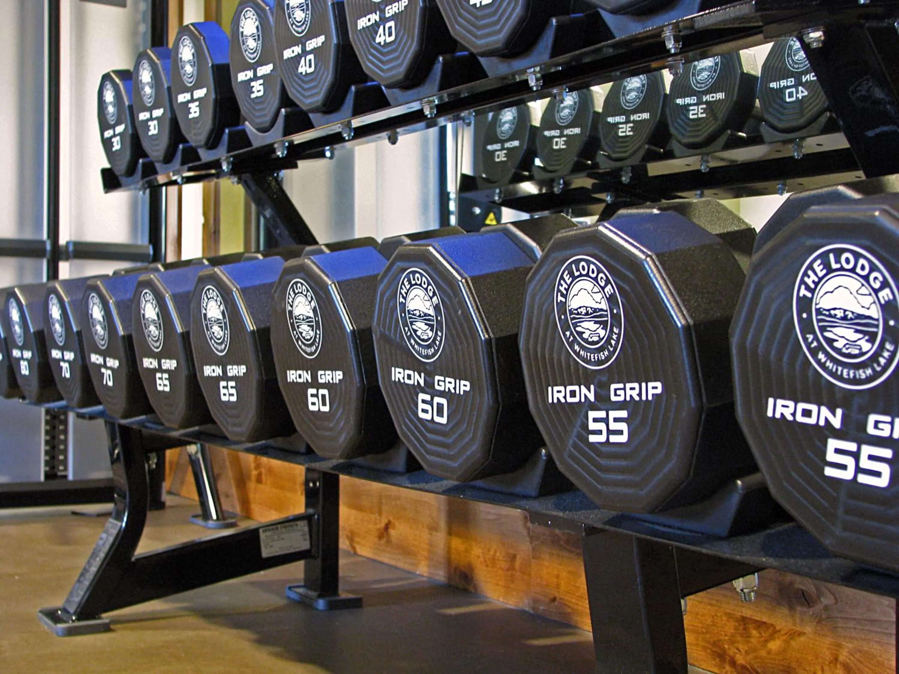 Fitness centre/facilities in Lodge at Whitefish Lake