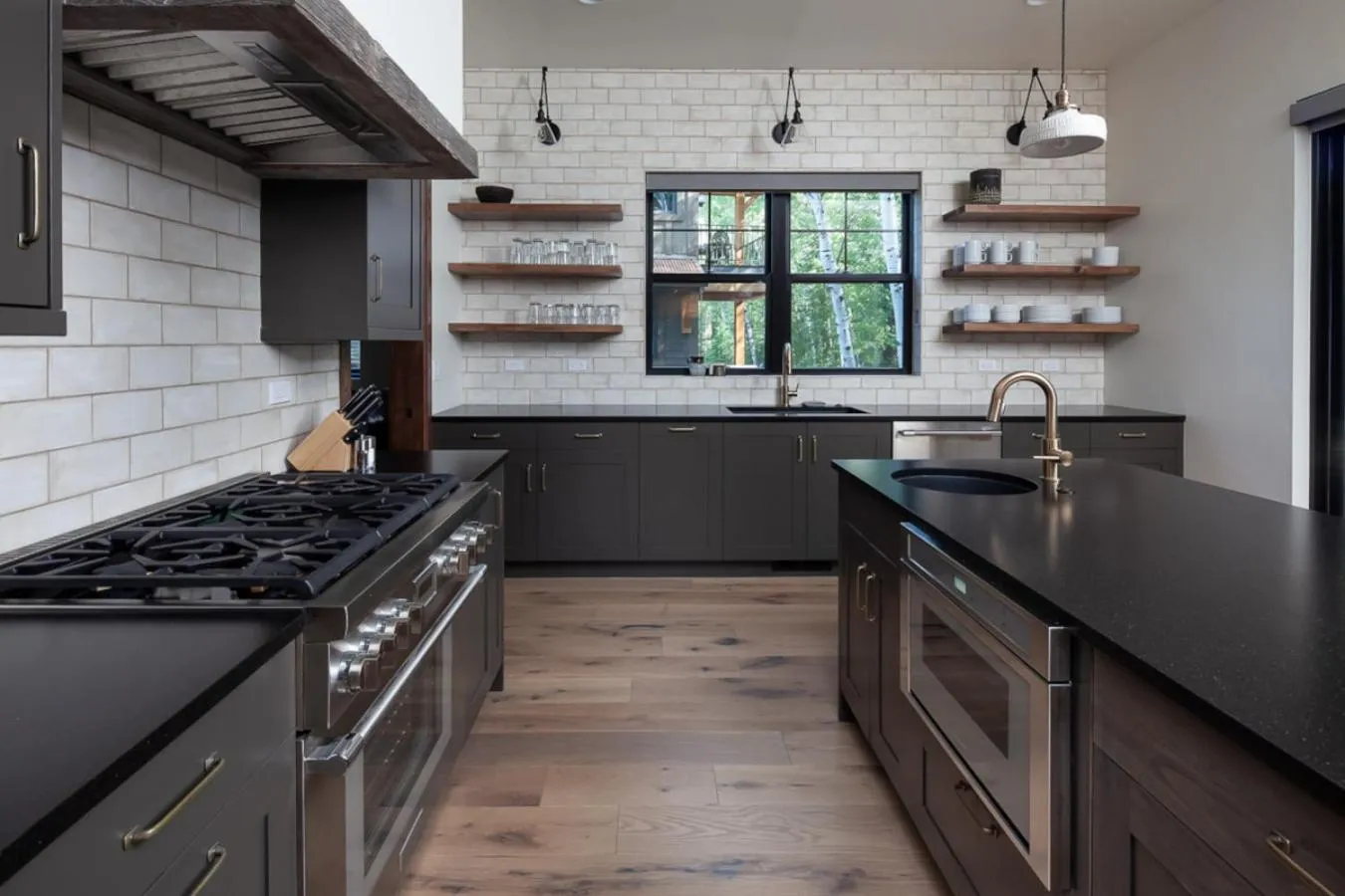 kitchen in Lodge at Whitefish Lake