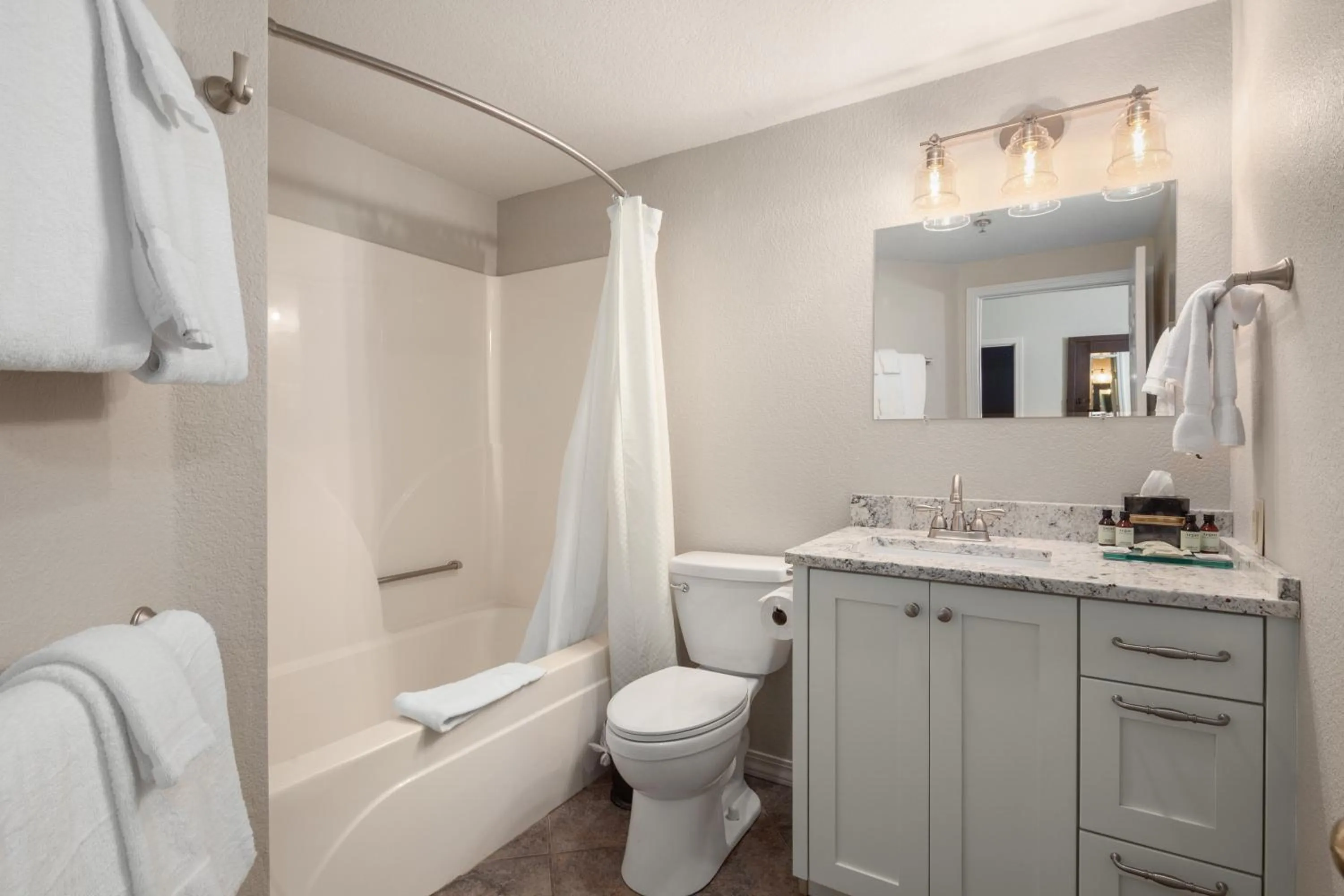 Bathroom in Lodge at Whitefish Lake