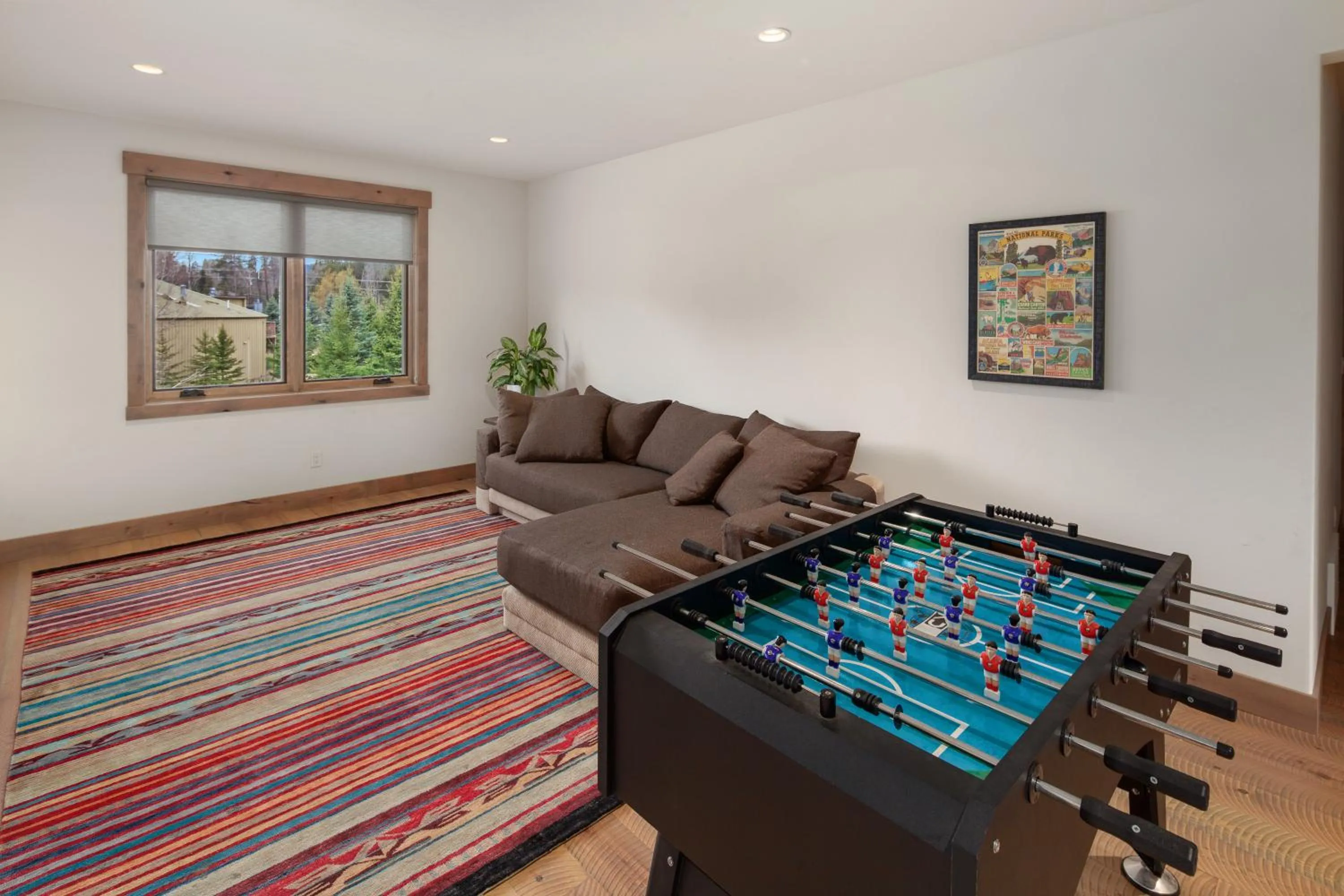 Game Room in Lodge at Whitefish Lake