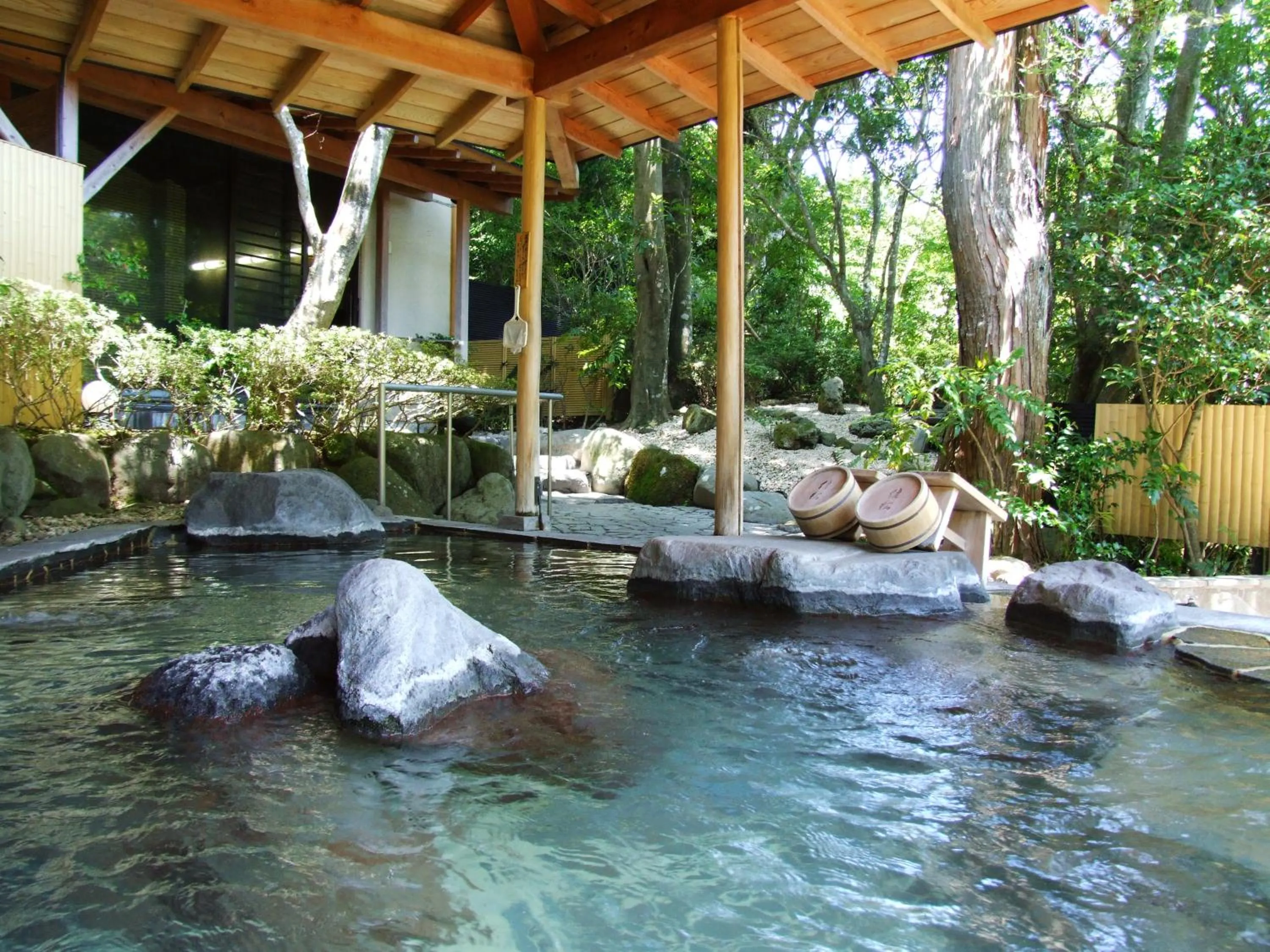 Open Air Bath in Yoshimatsu