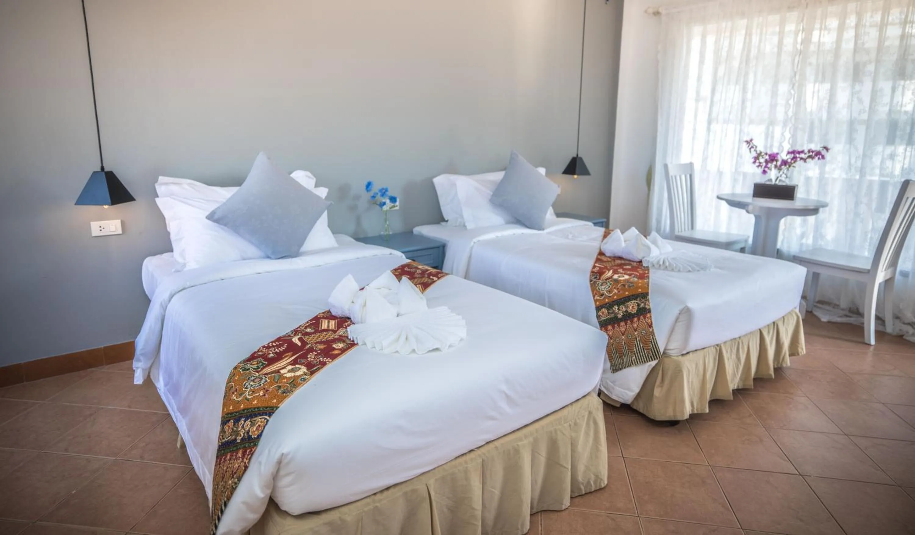 Bed in Blue Carina Hotel Phuket