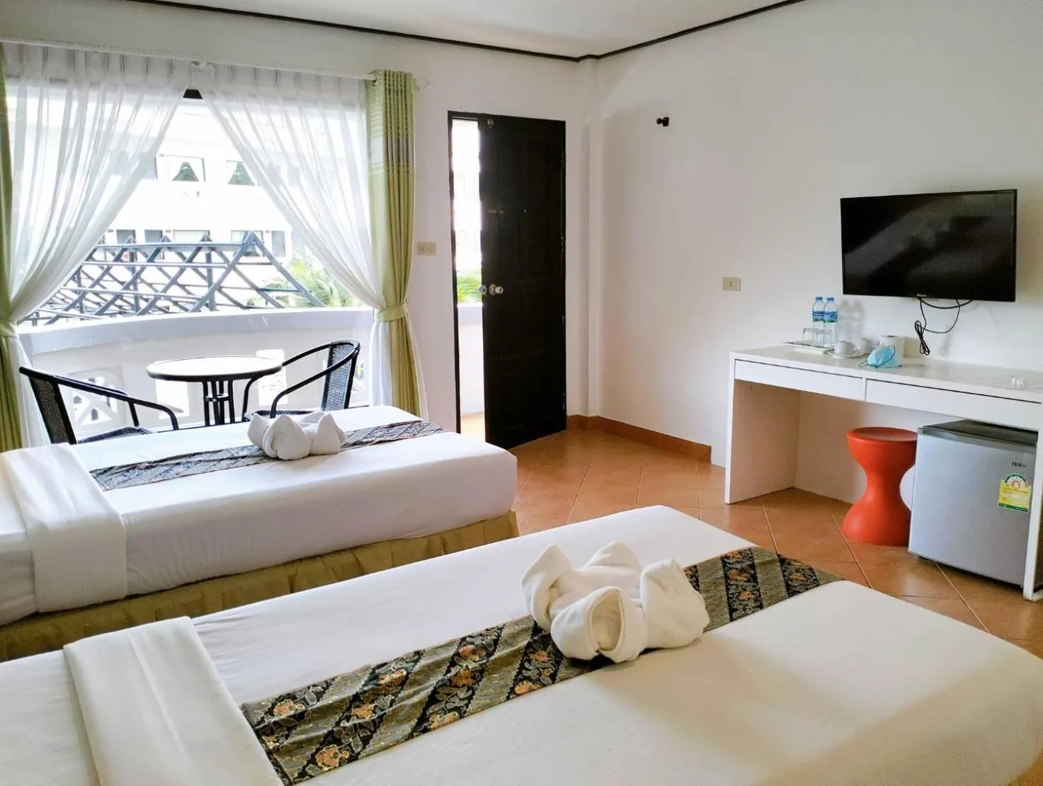 Bed in Blue Carina Hotel Phuket