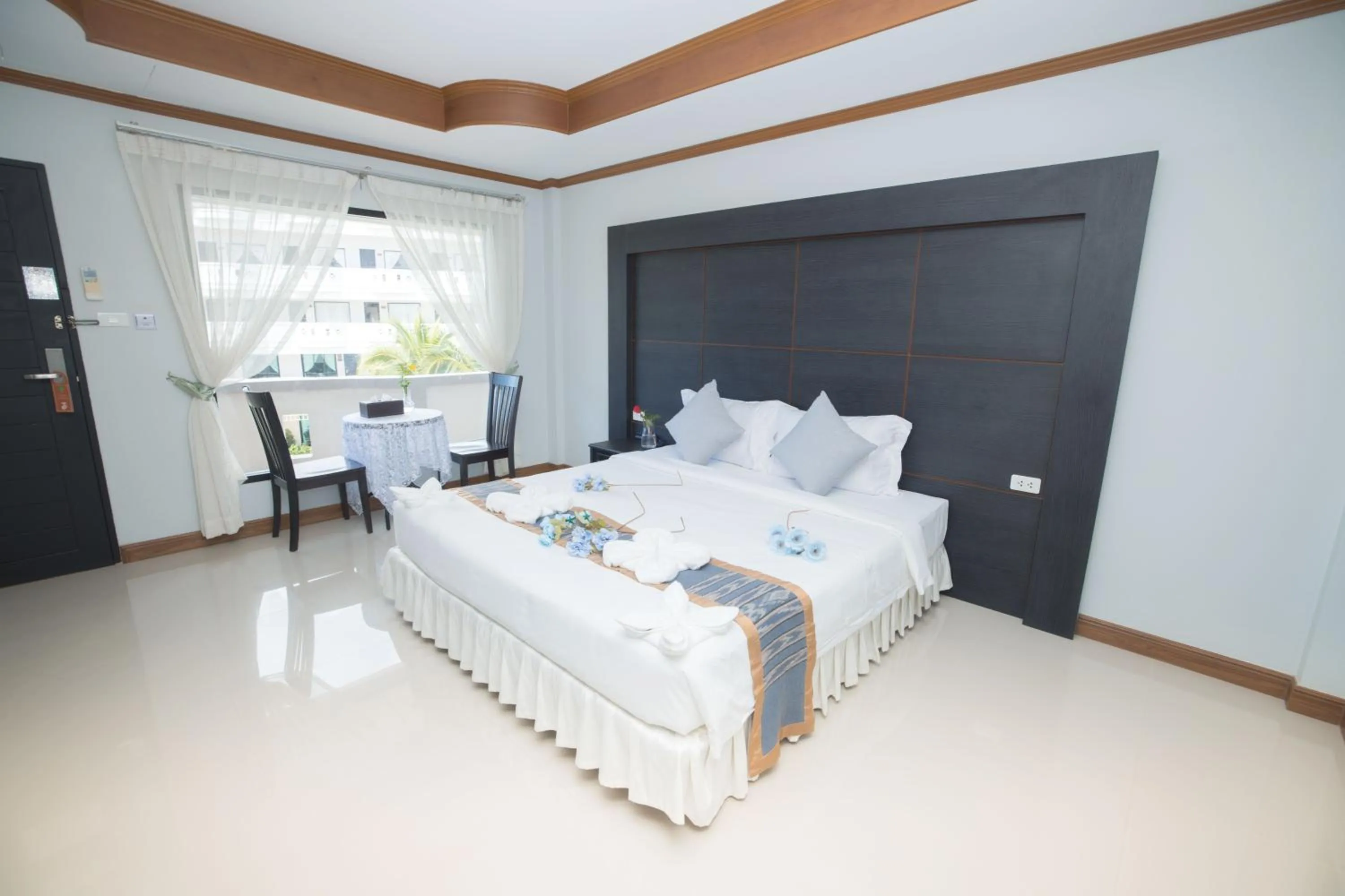 Bed in Blue Carina Hotel Phuket