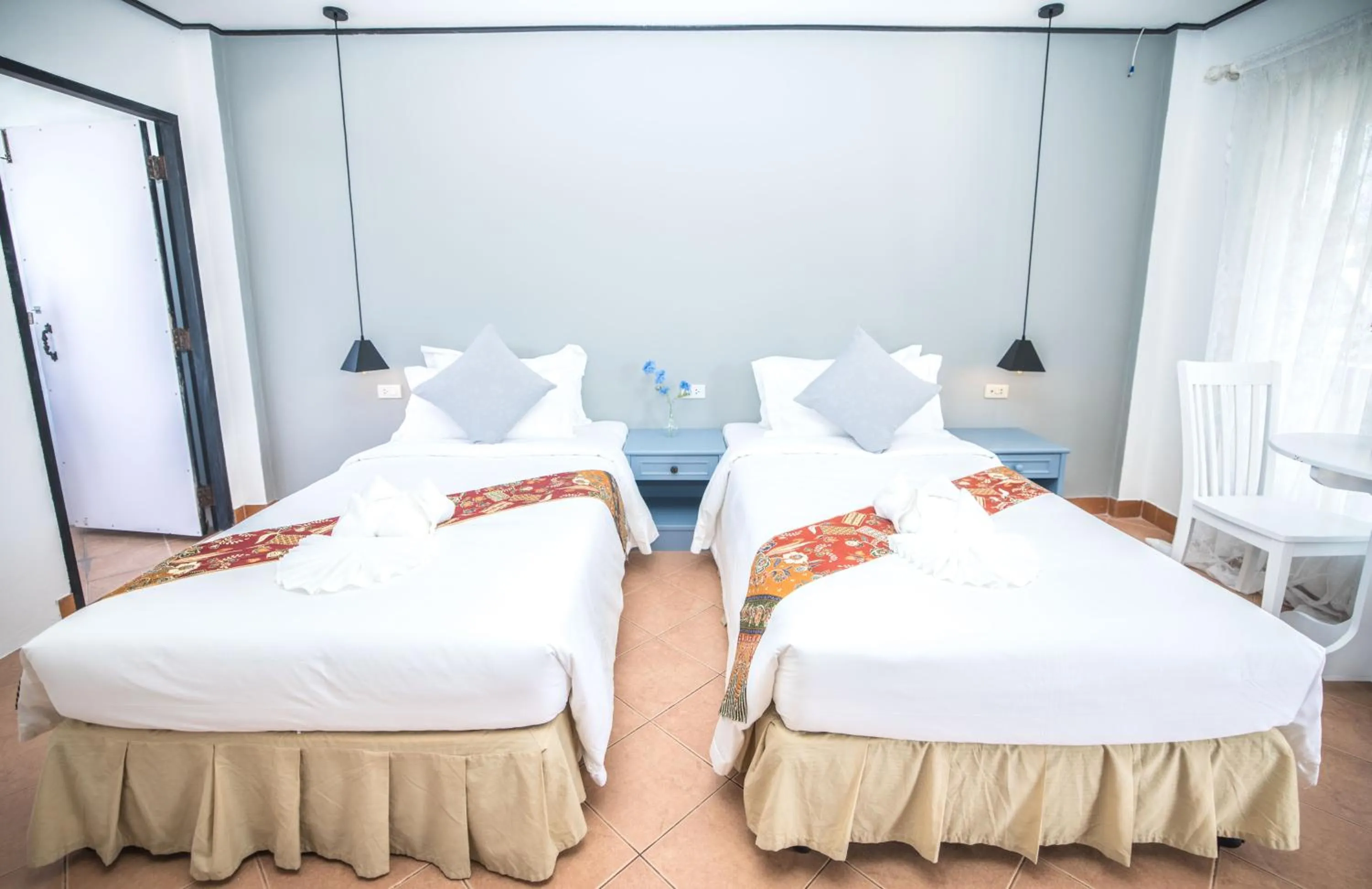 Bed in Blue Carina Hotel Phuket