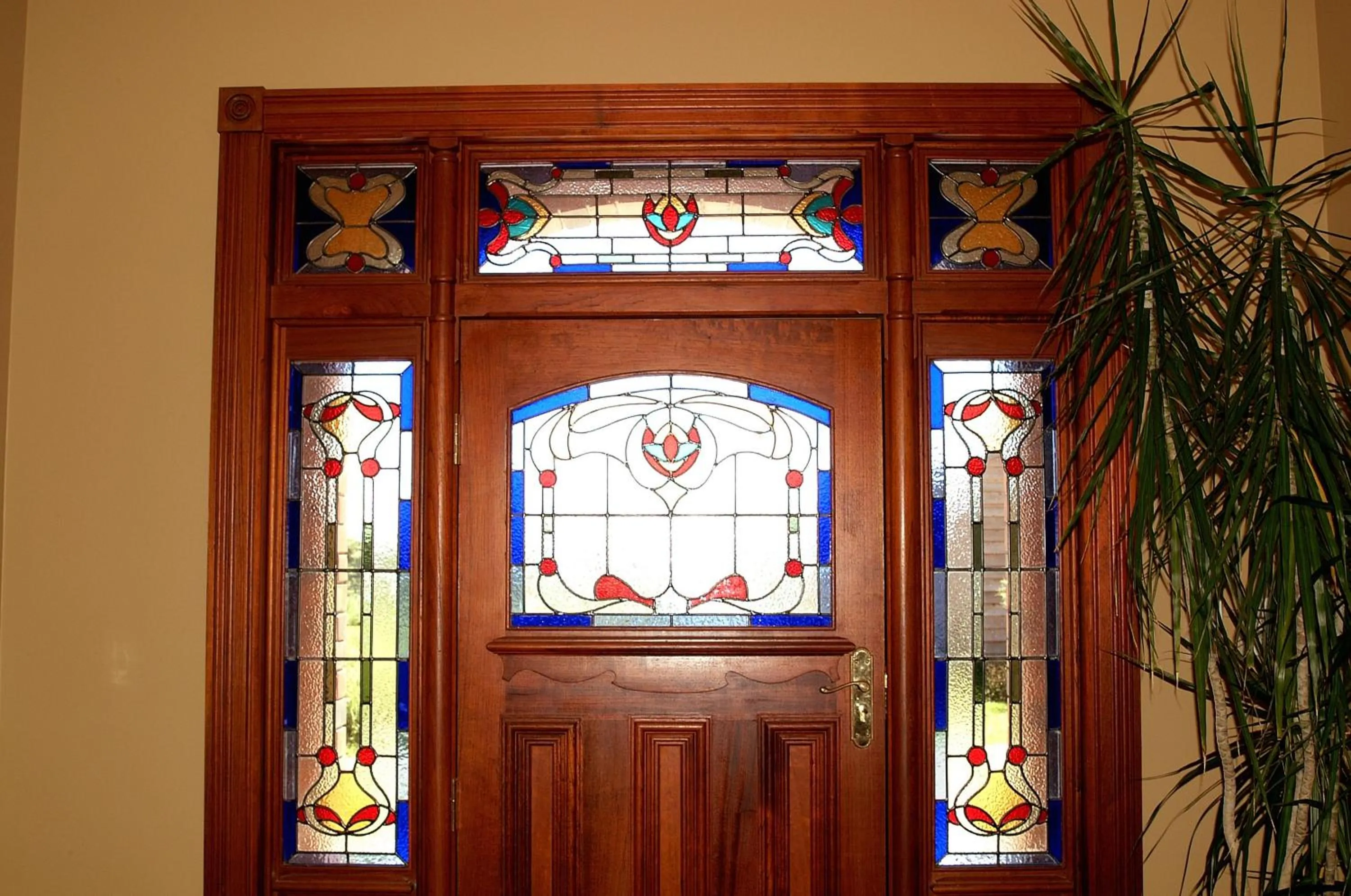 Decorative detail in Lake Karapiro Lodge