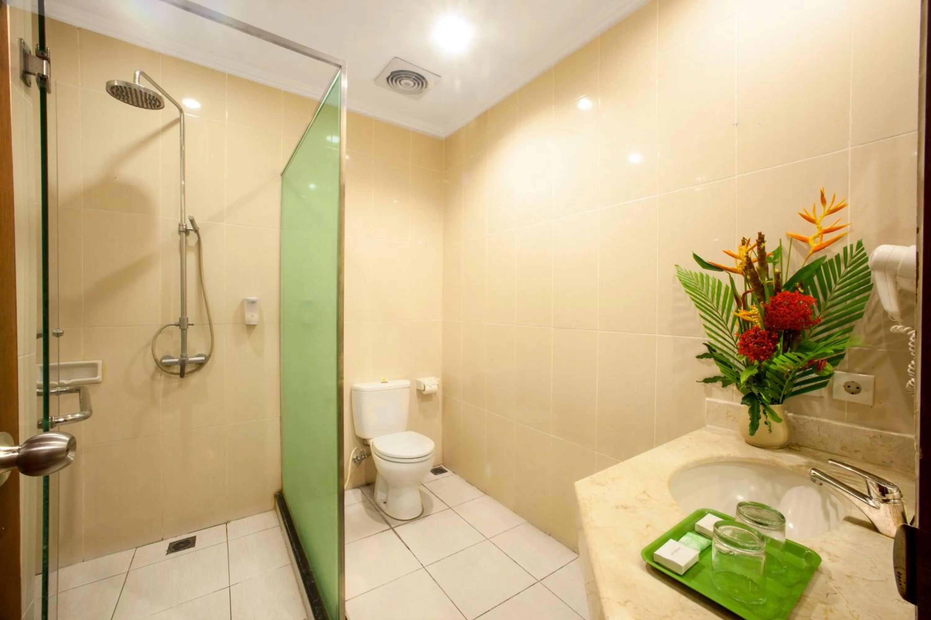 Bathroom in Restu Bali Hotel