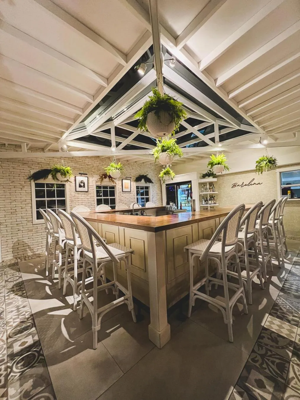 Lounge or bar in La Villa de Adelina