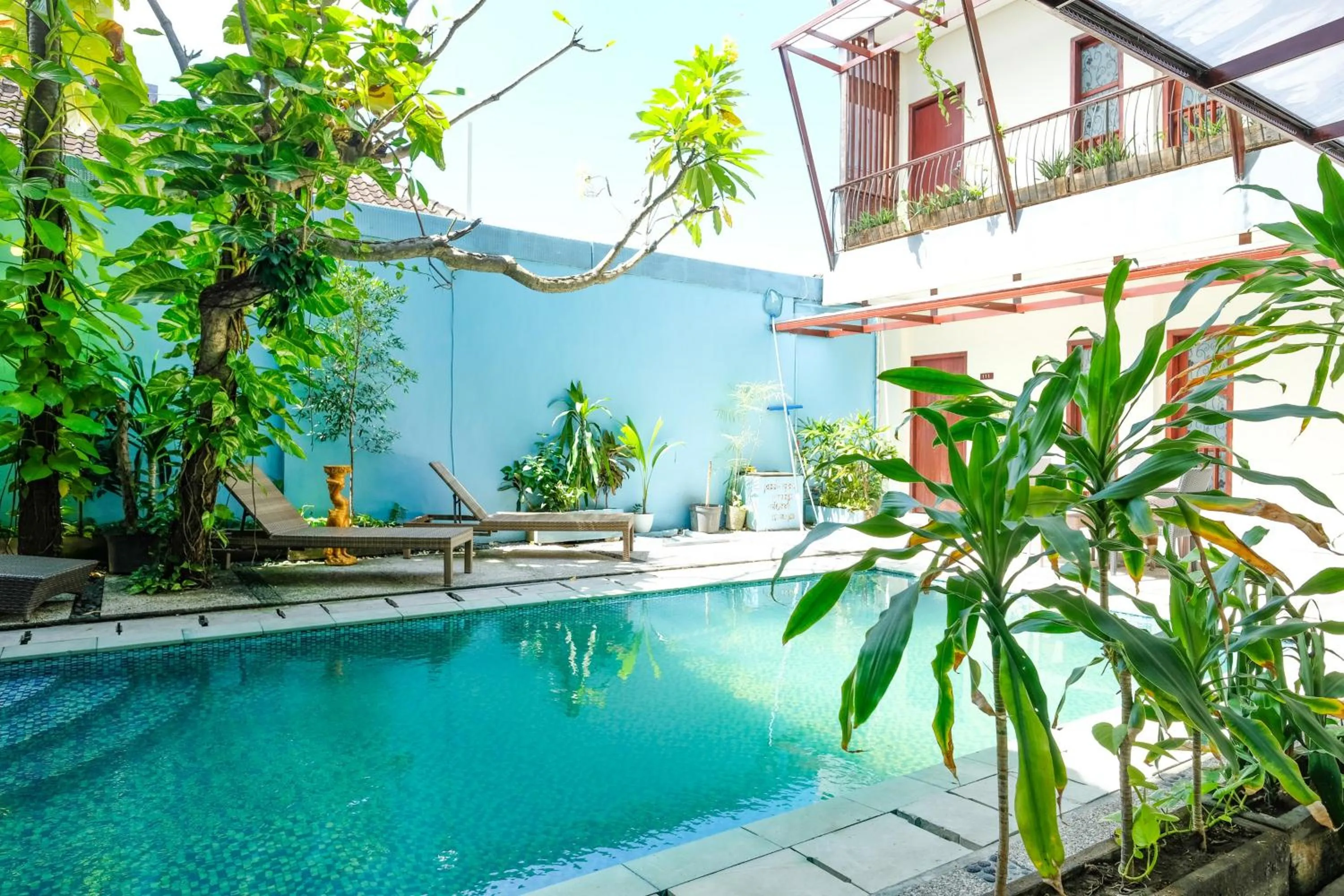 Swimming pool in RedDoorz near Legian Street