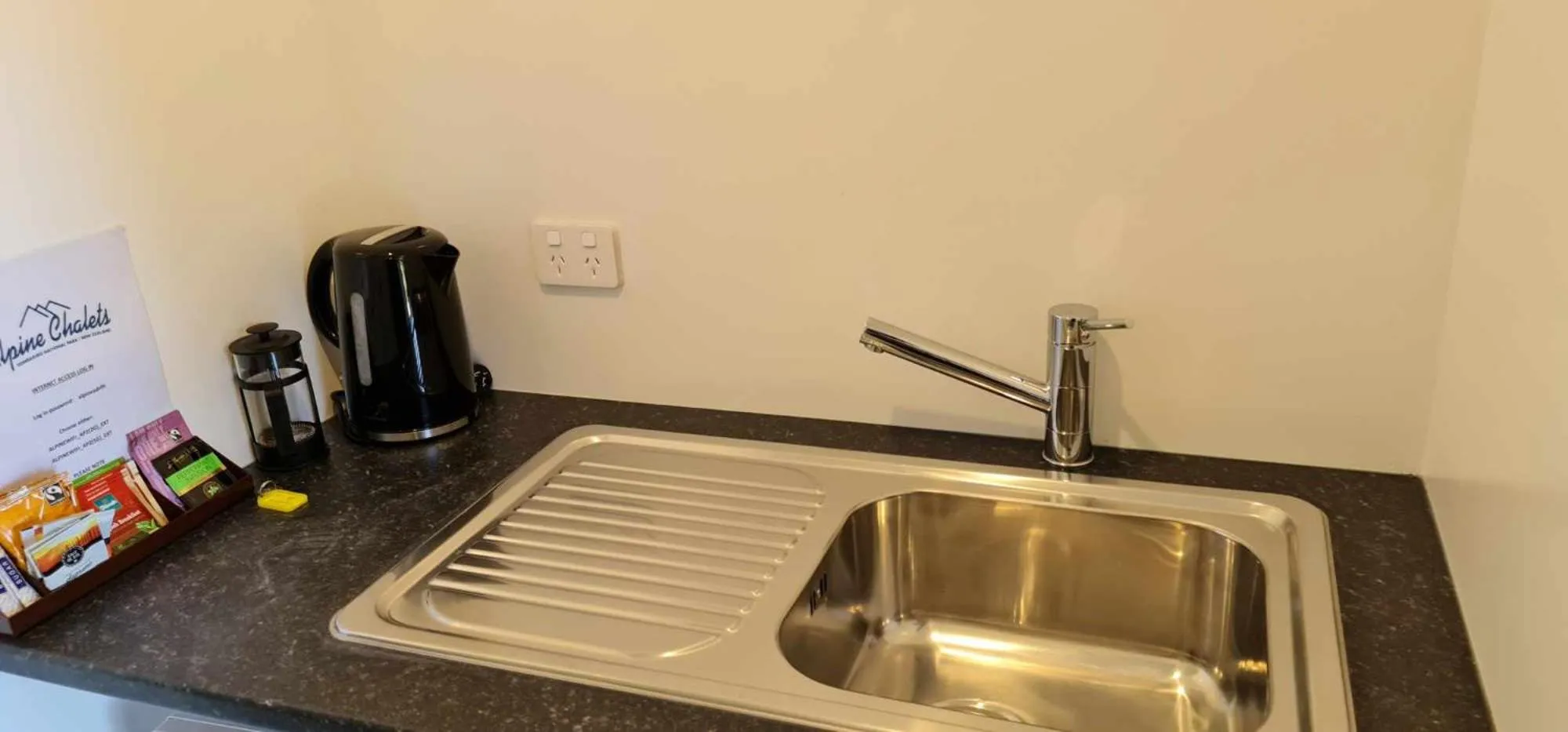 Coffee/tea facilities in Alpine Chalets