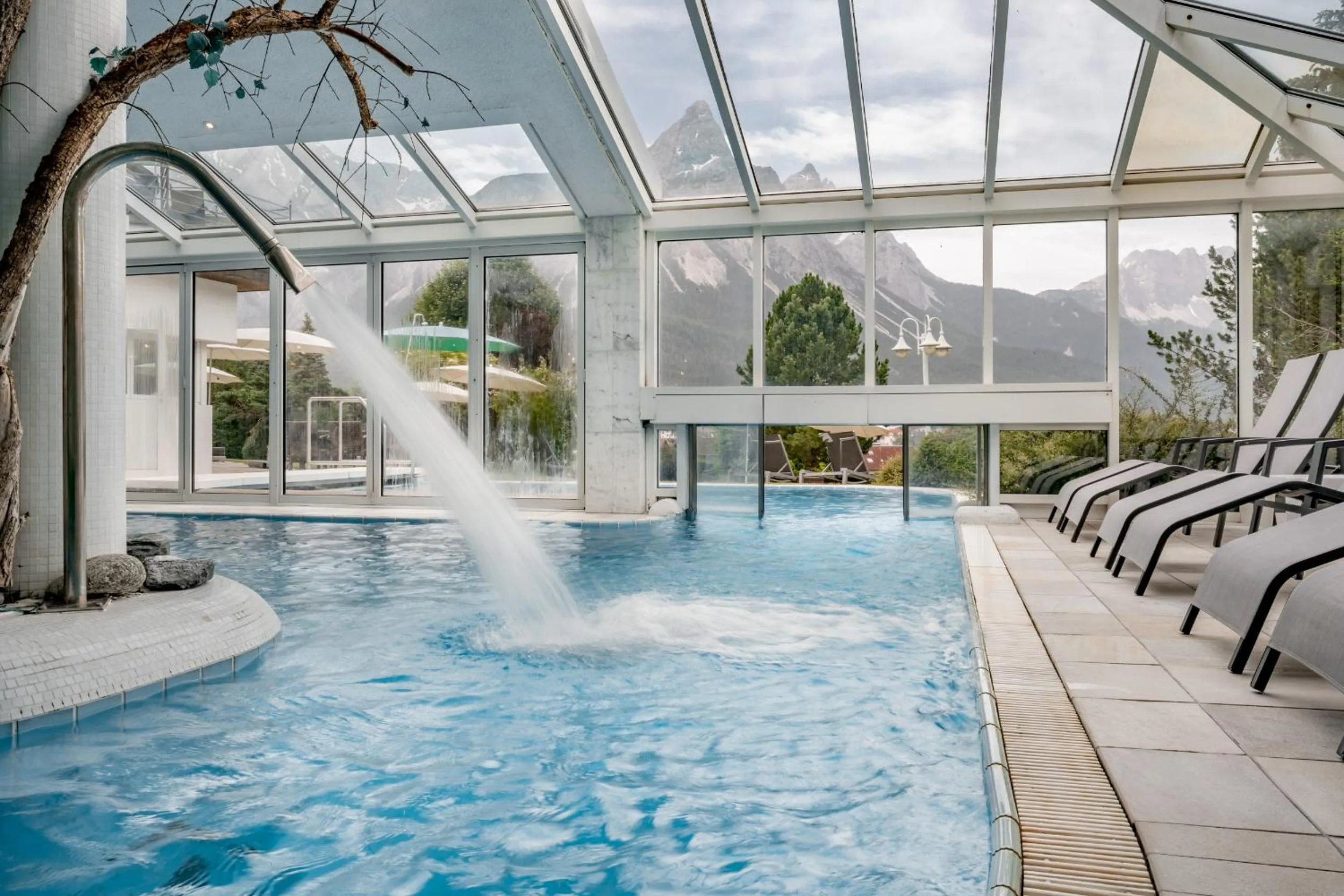 Swimming pool in Wellness & Sporthotel Alpenhof