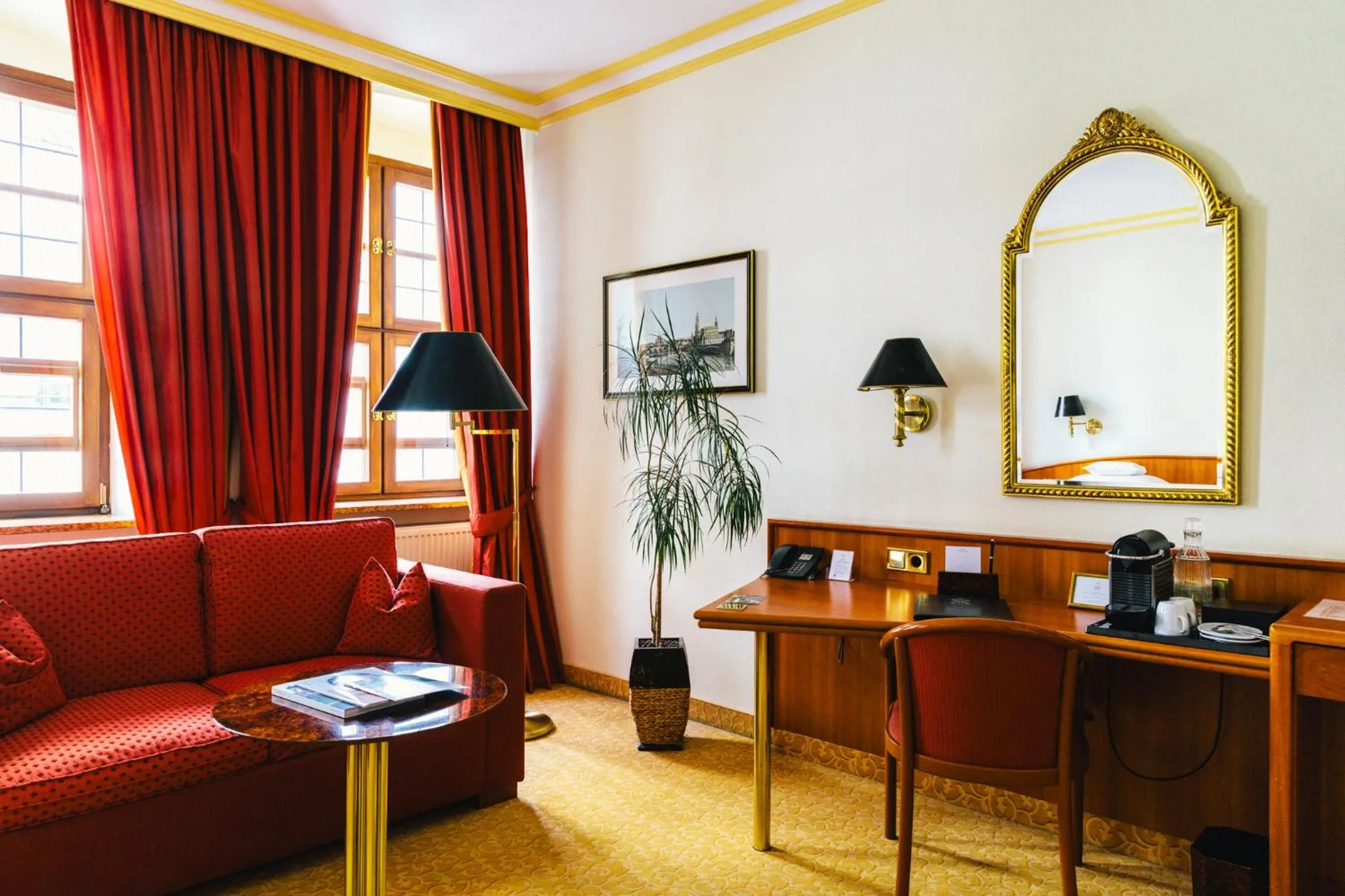 Living room in Romantik Hotel Bülow Residenz