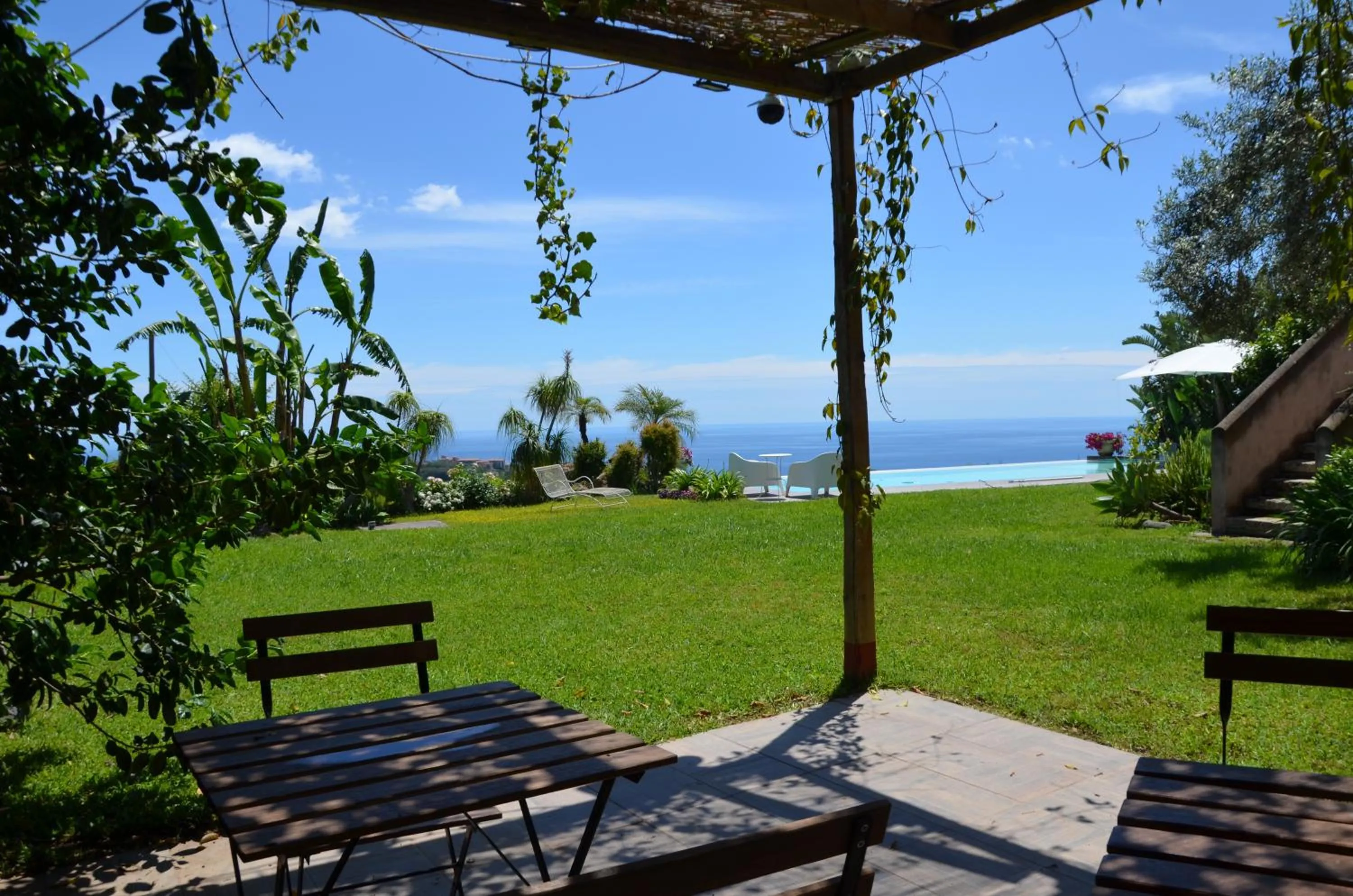 Garden in La casa del panorama
