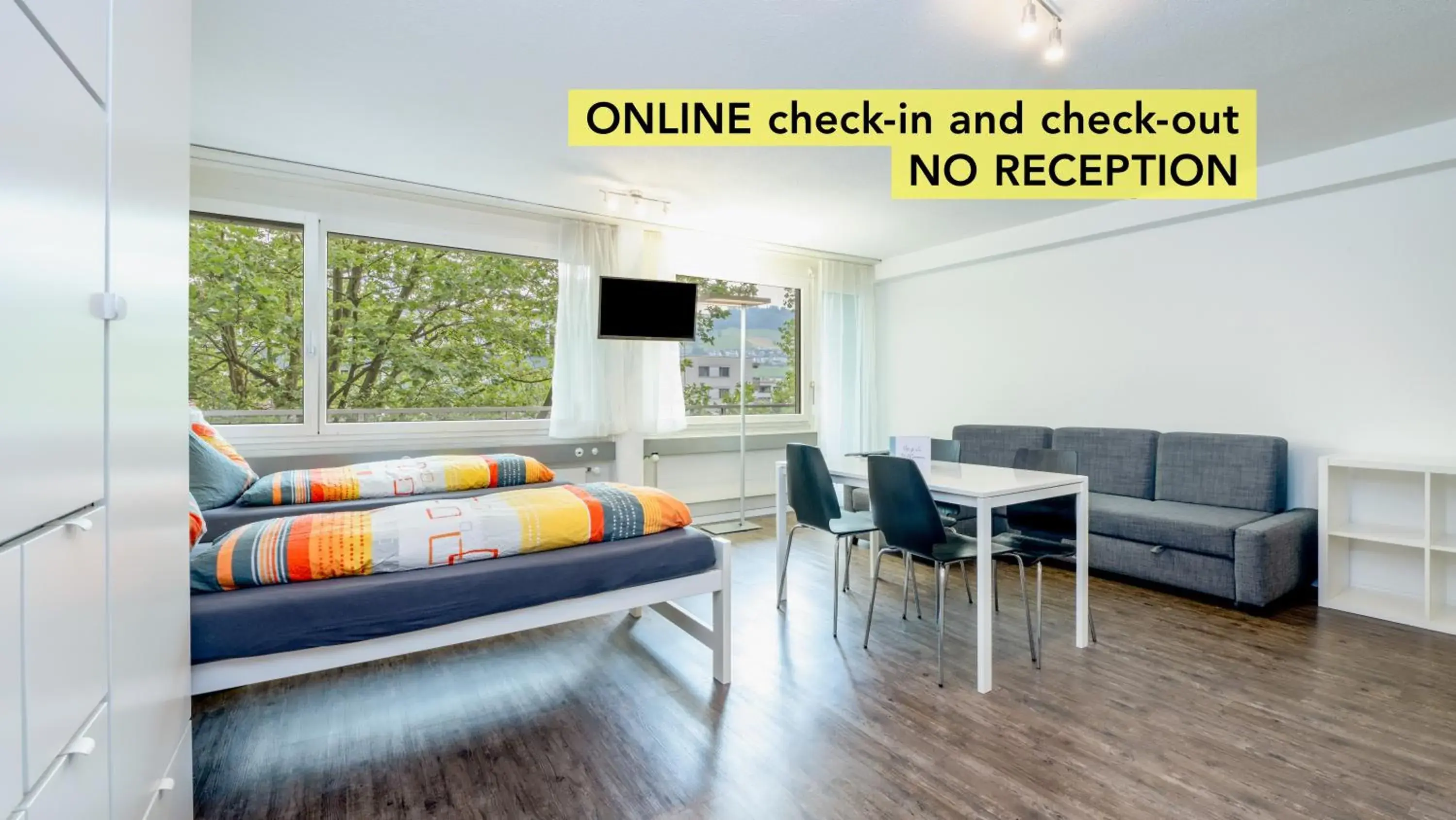 Standard Studio in Anstatthotel Zug - app self-check-in Standard Studio in Anstatthotel Zug - app self-check-in