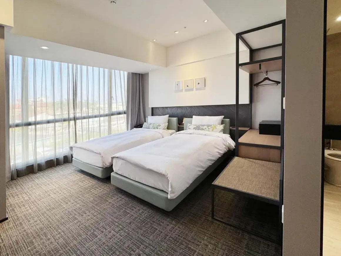 Twin Room - Disability Access in Hsin Hotel Twin Room - Disability Access in Hsin Hotel