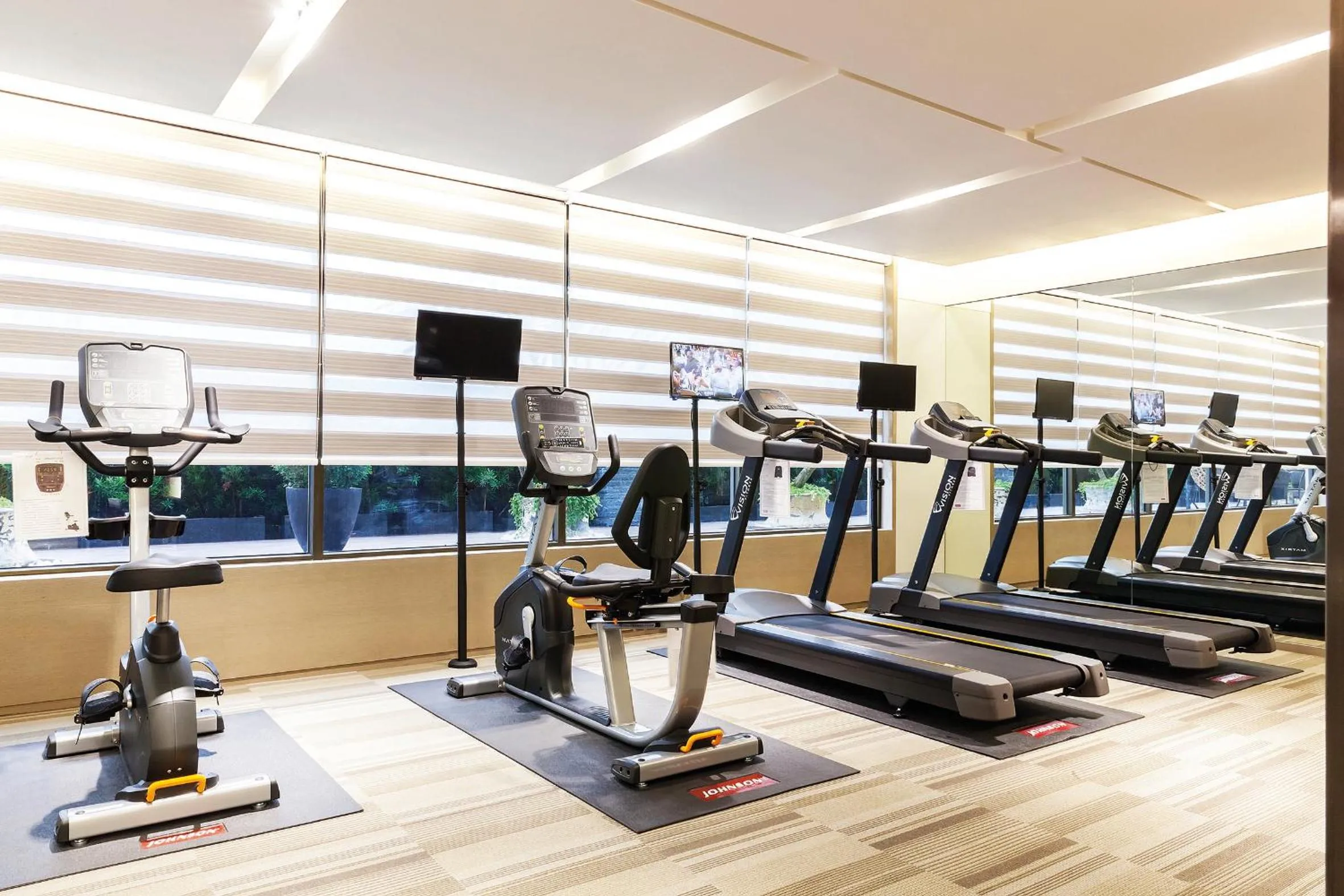 Fitness centre/facilities in Hsin Hotel