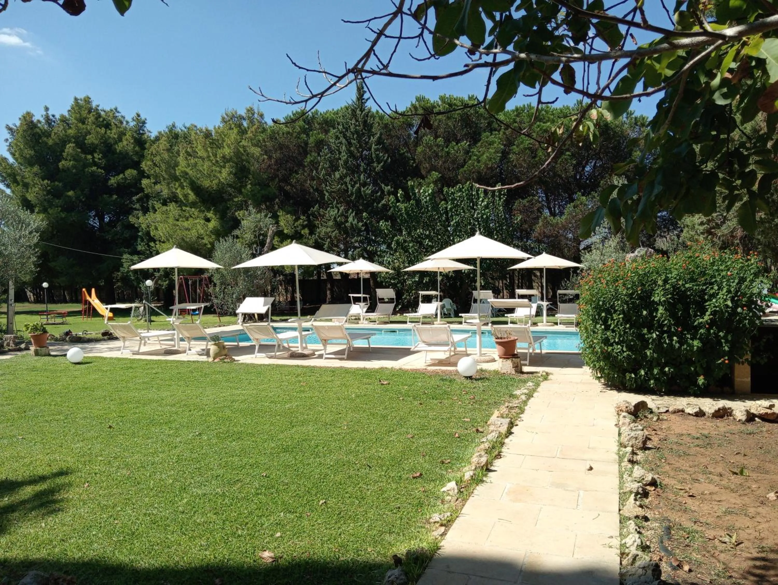 Garden view in Agriturismo Santa Chiara