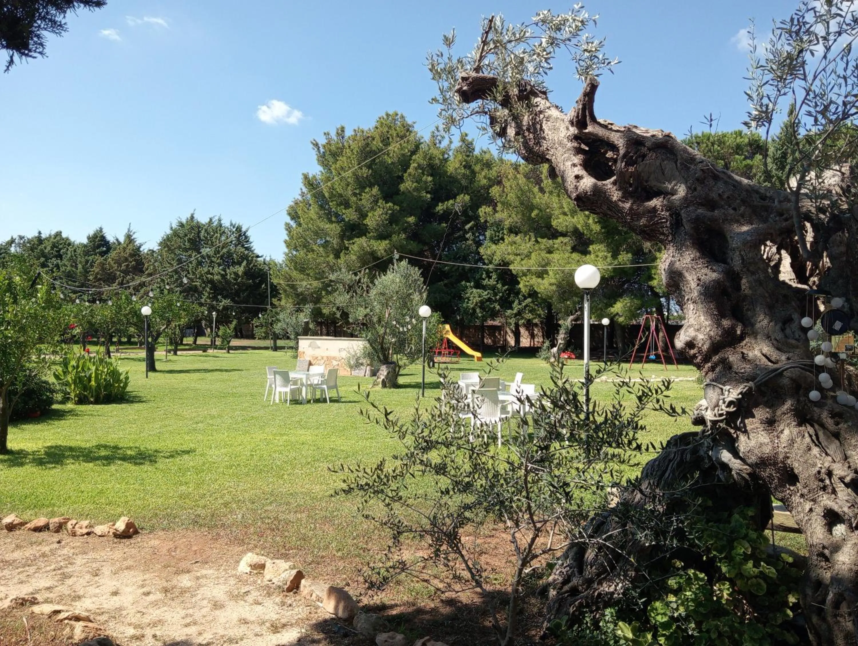 Garden view in Agriturismo Santa Chiara