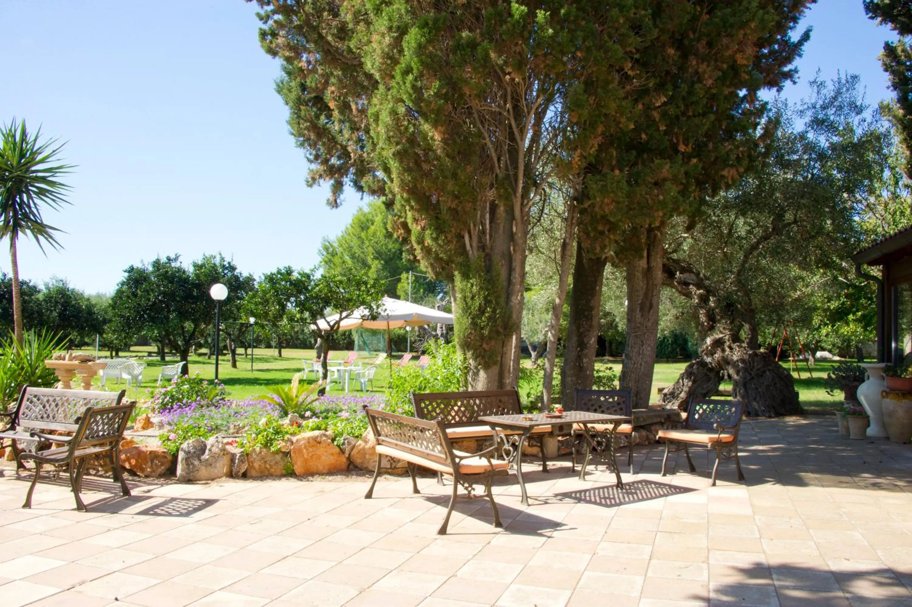 Patio in Agriturismo Santa Chiara