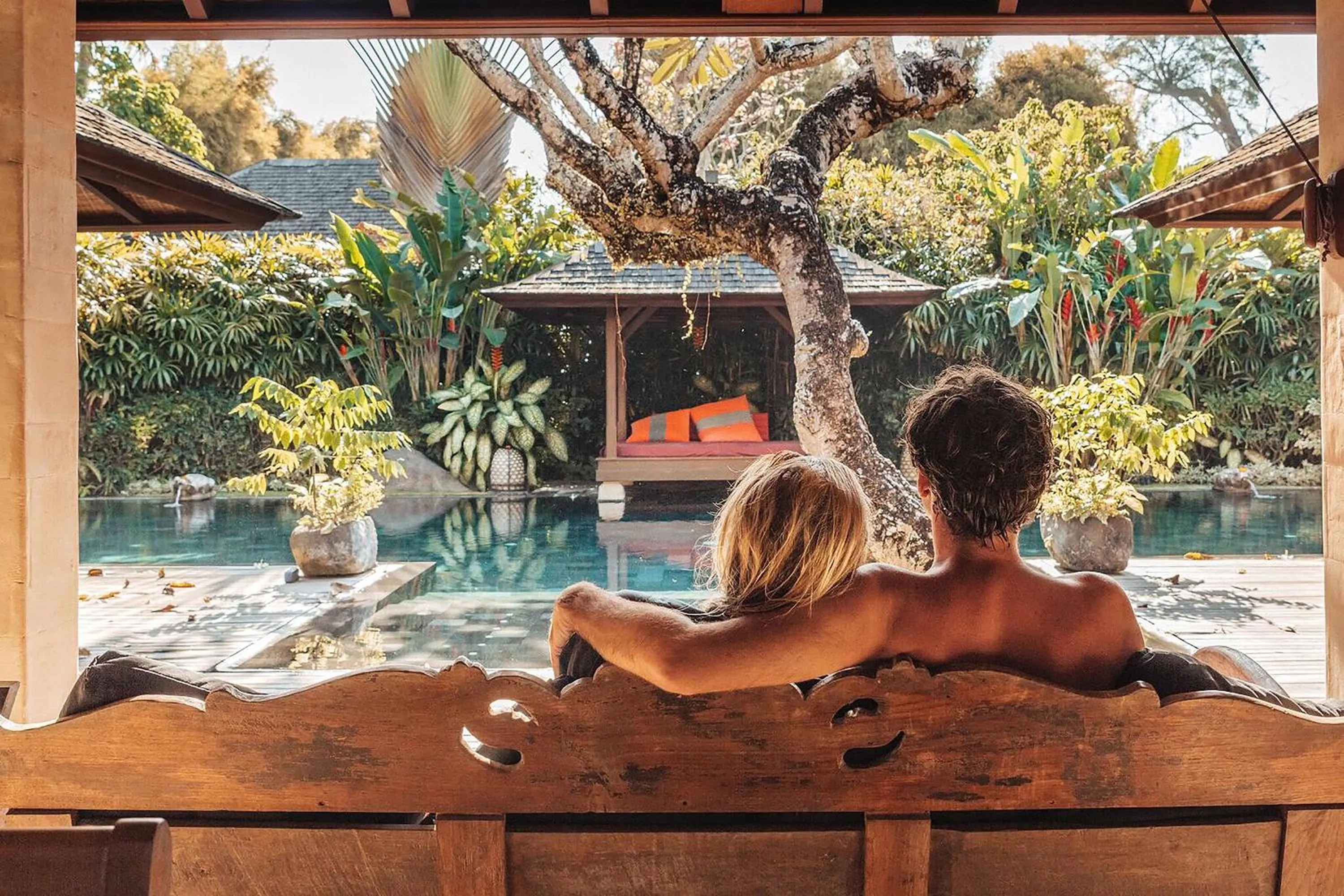 Pool view in JEstate villas & guest houses - Jimbaran