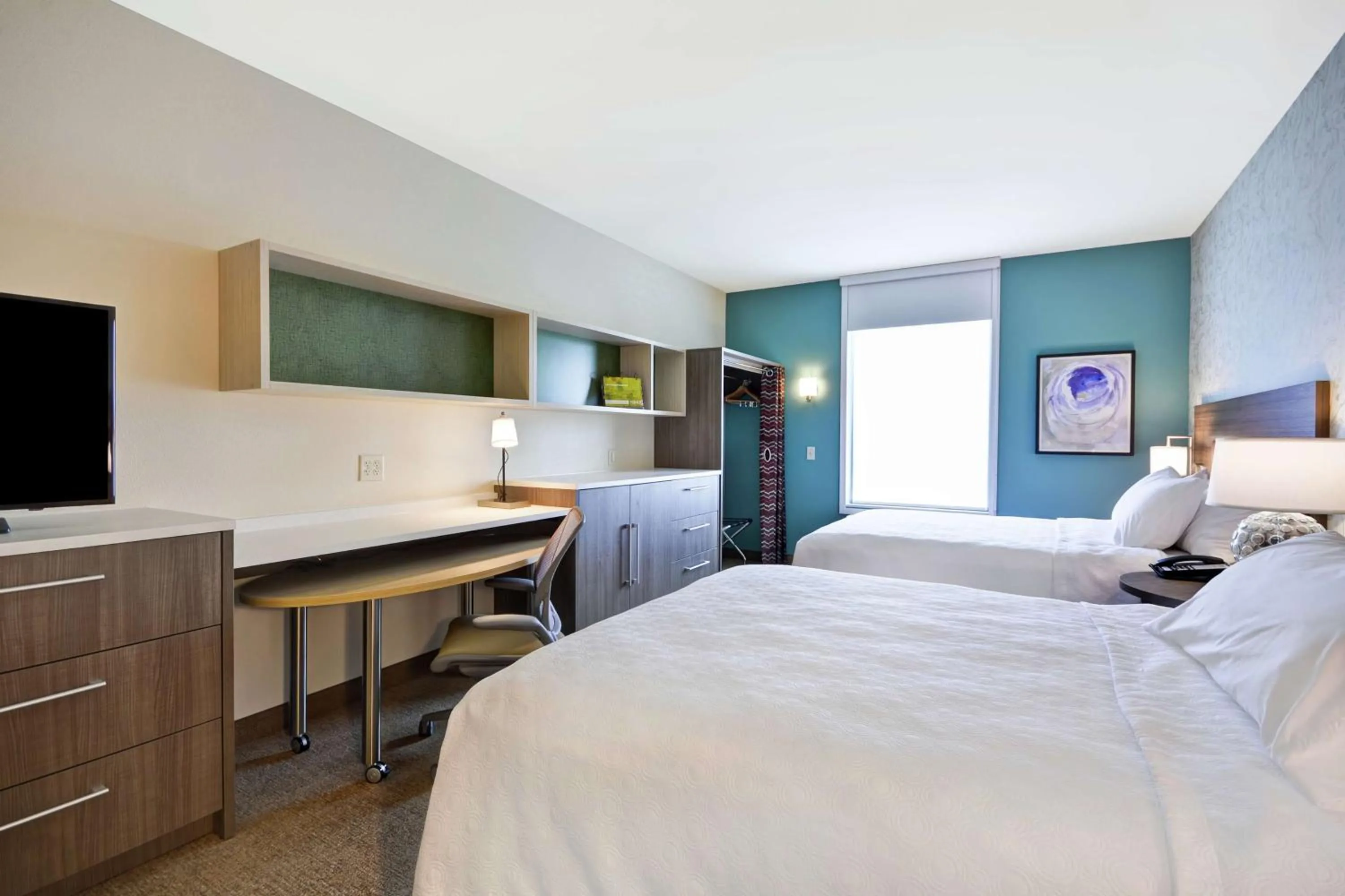 Bedroom, Bed in Home2 Suites By Hilton Plymouth Minneapolis