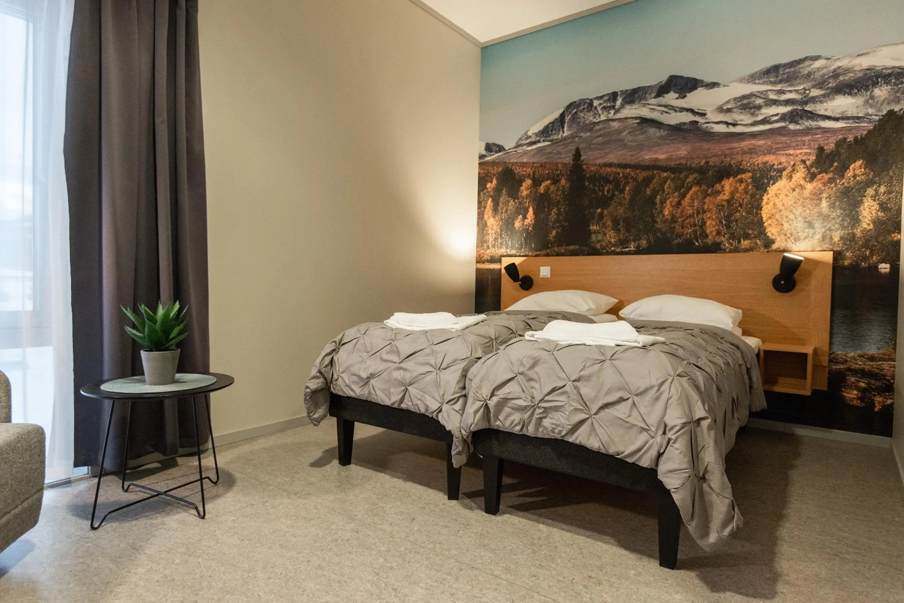 Bed in Fjellfolkets Hus