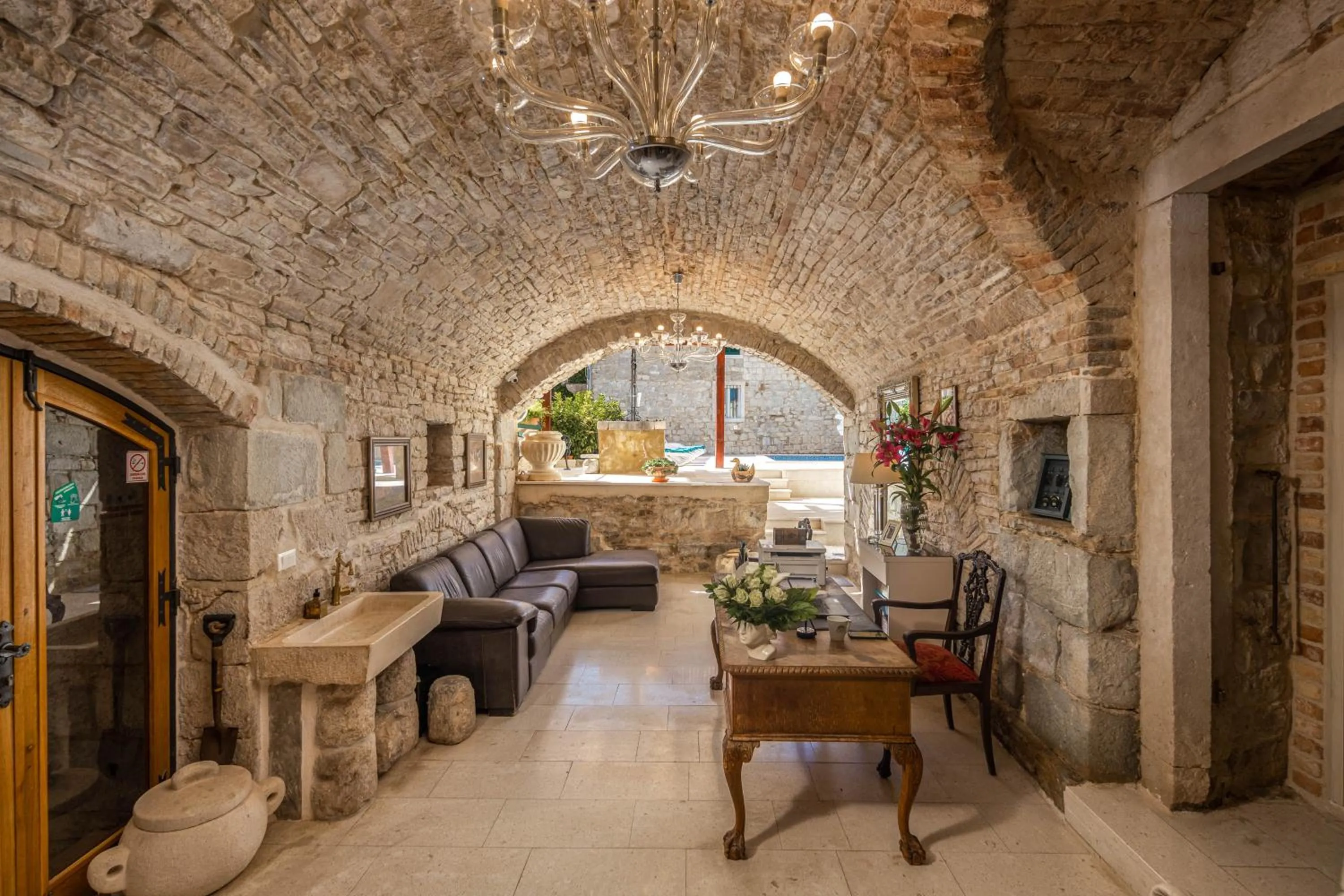 Seating area in Hotel Agava Split